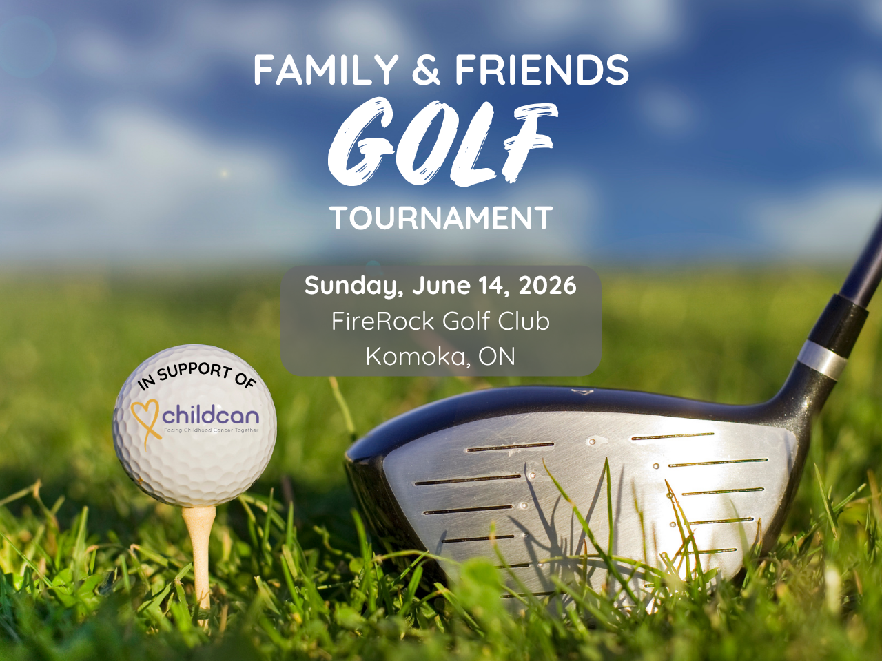 Family &amp; Friends Golf Tournament 2026