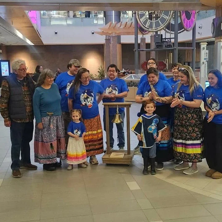 More great news as Ma'iingan has rung the bell! Yay Ma'iingan!!! 🔔💛🔔

#FacingChildhoodCancerTogether💛🎗💛