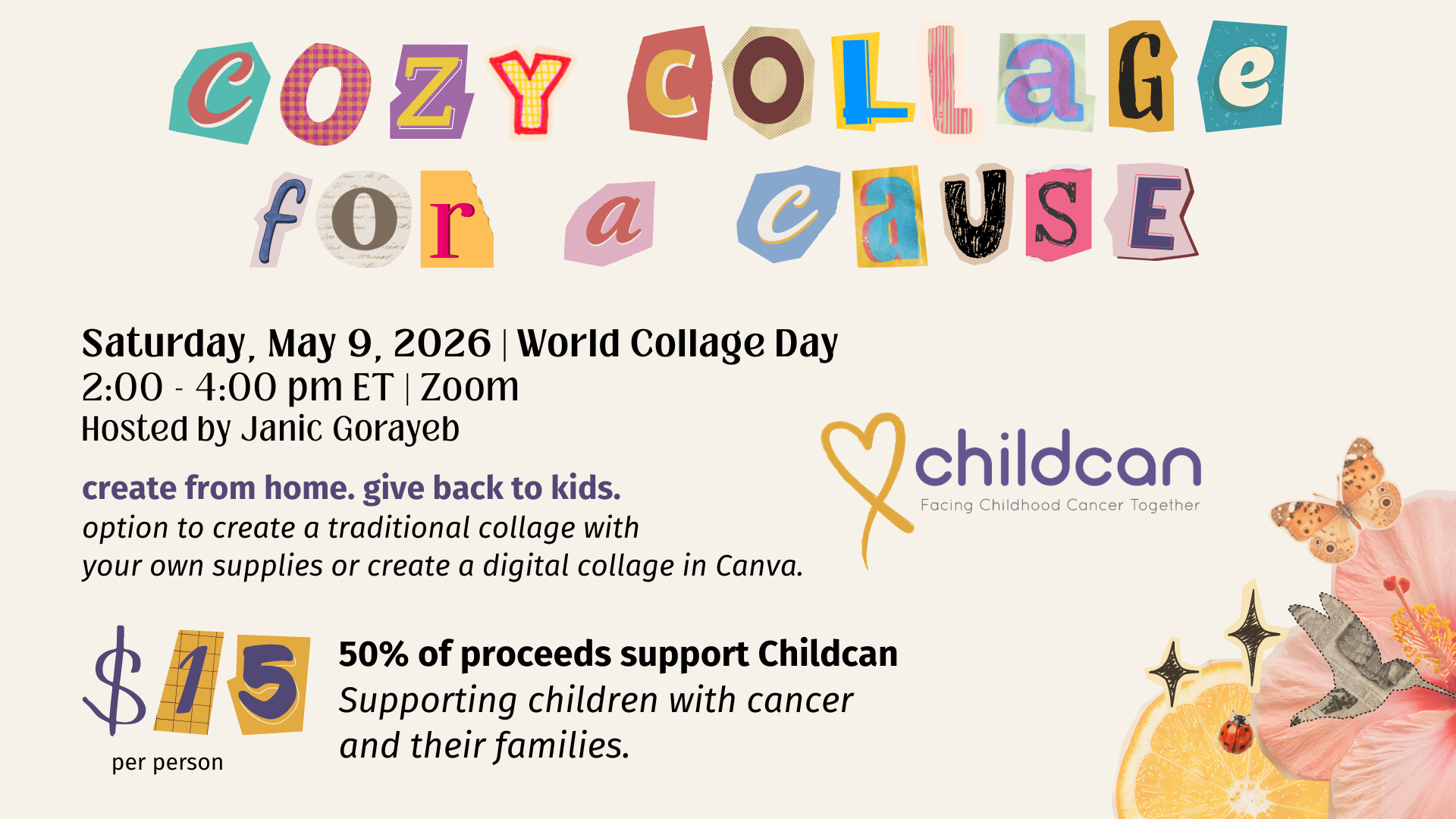 Cozy Collage for a Cause