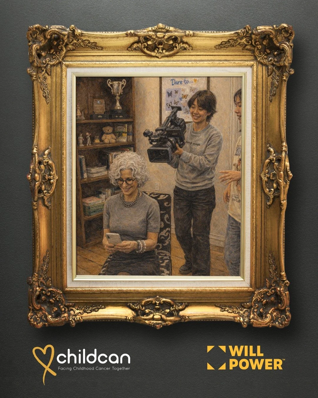 Lisa isn&rsquo;t famous or a celebrity. She&rsquo;s just Lisa 💛 a thoughtful, compassionate person choosing to leave a legacy for children and families facing childhood cancer. 🥰

We loved this behind-the-scenes photo of Lisa from our legacy video 