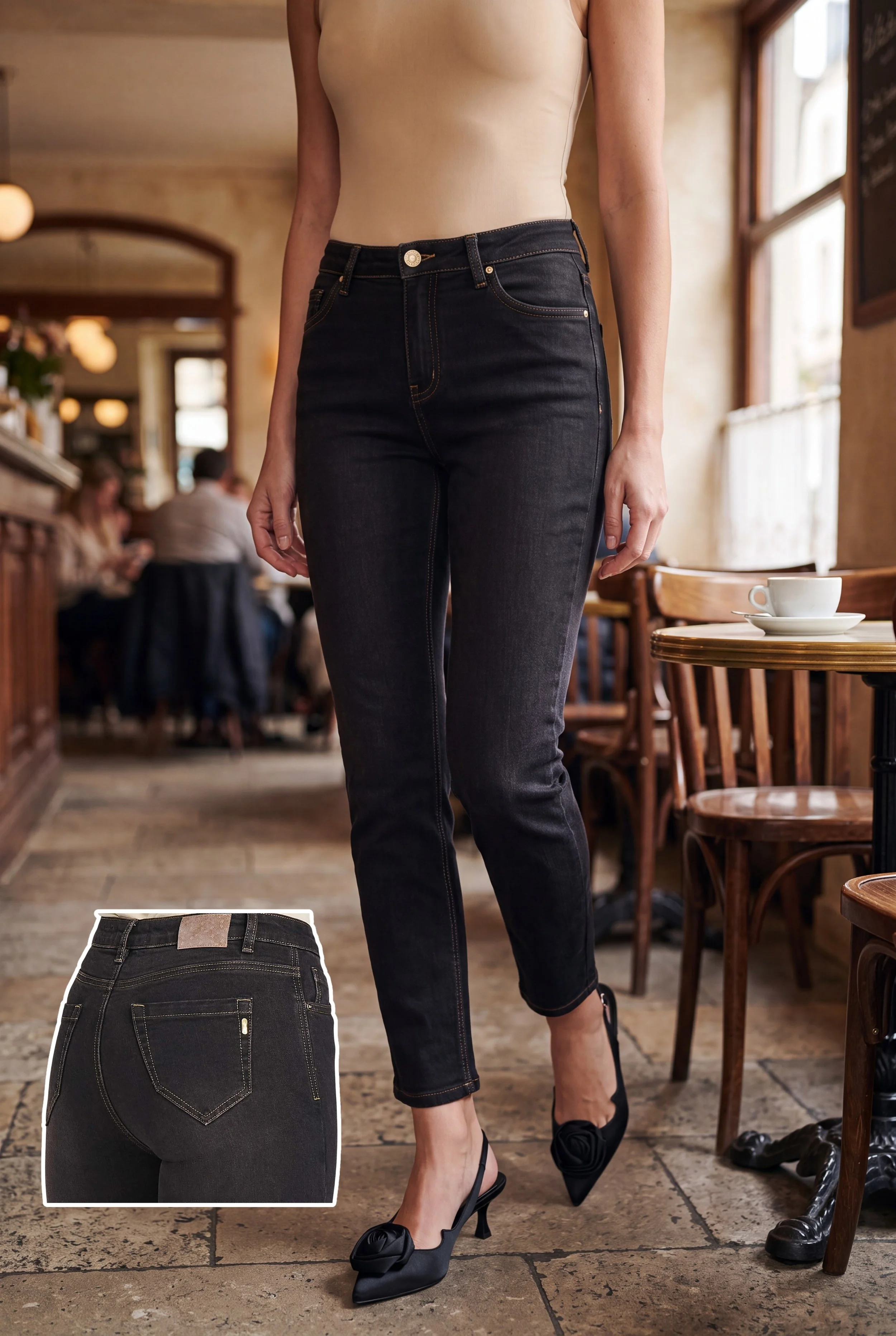 ART. 61372 STRAIGHT  fit "dritto" moro