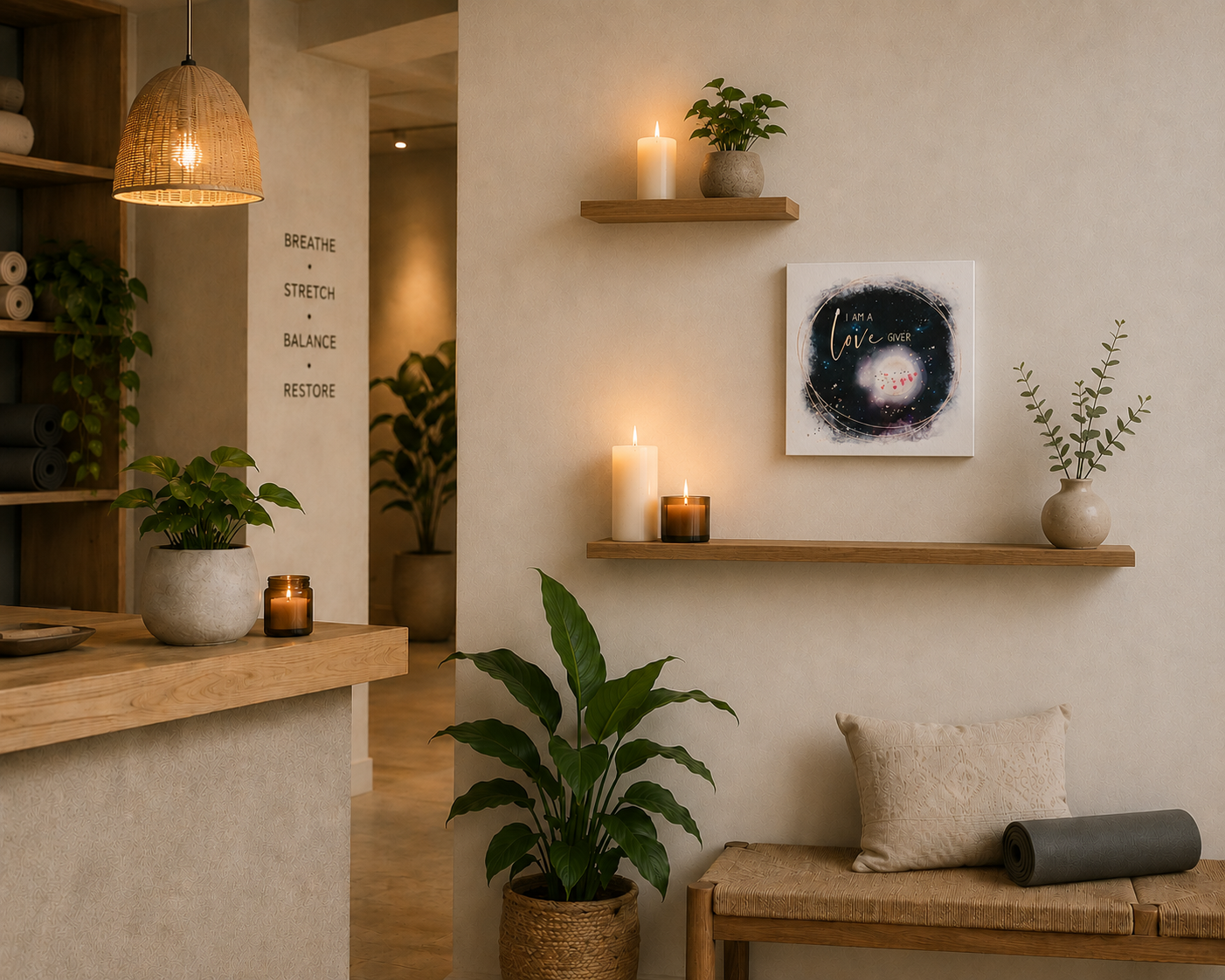 Canvas Wall Art "I am a Love Giver"