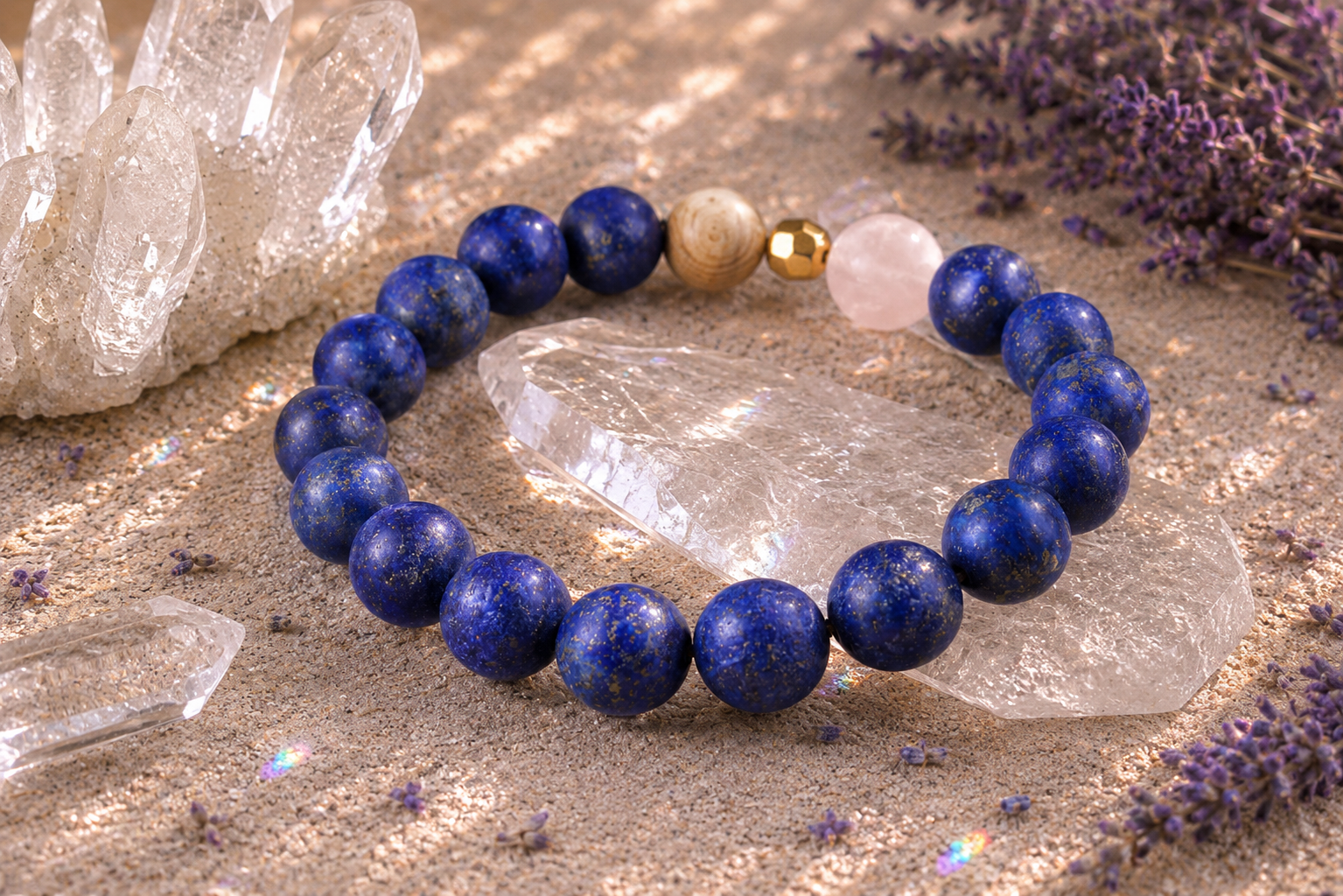 10mm Lapis Lazuli Mindfulness Bracelet