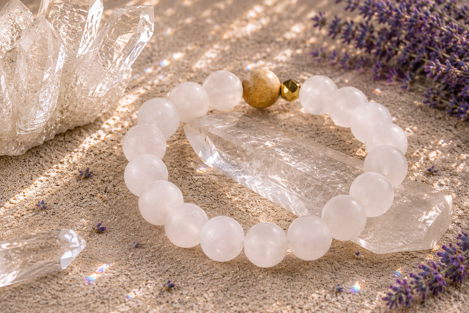 10mm Rose Quartz Mindfulness Bracelet