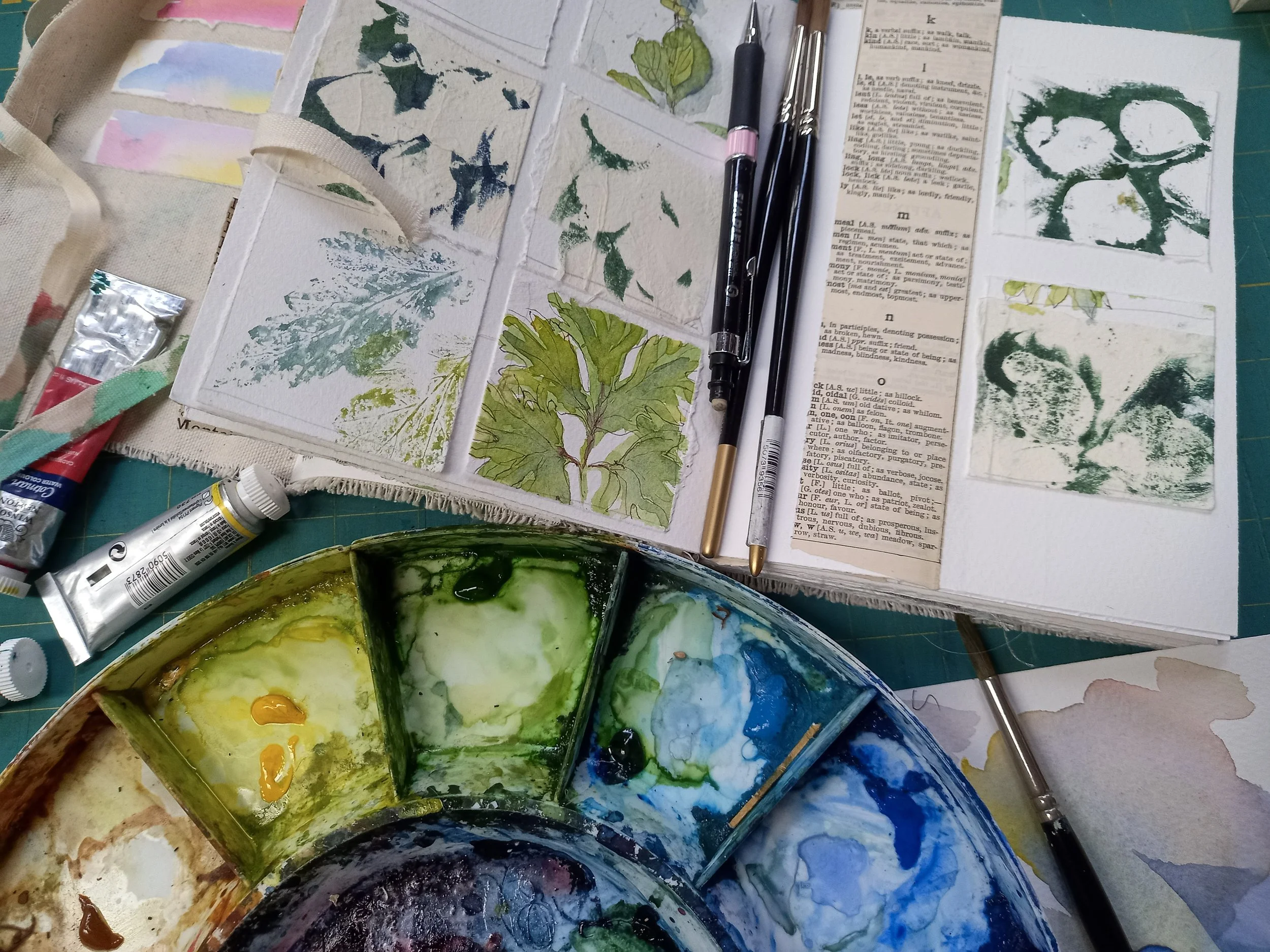 Watercolours and Sketch Book