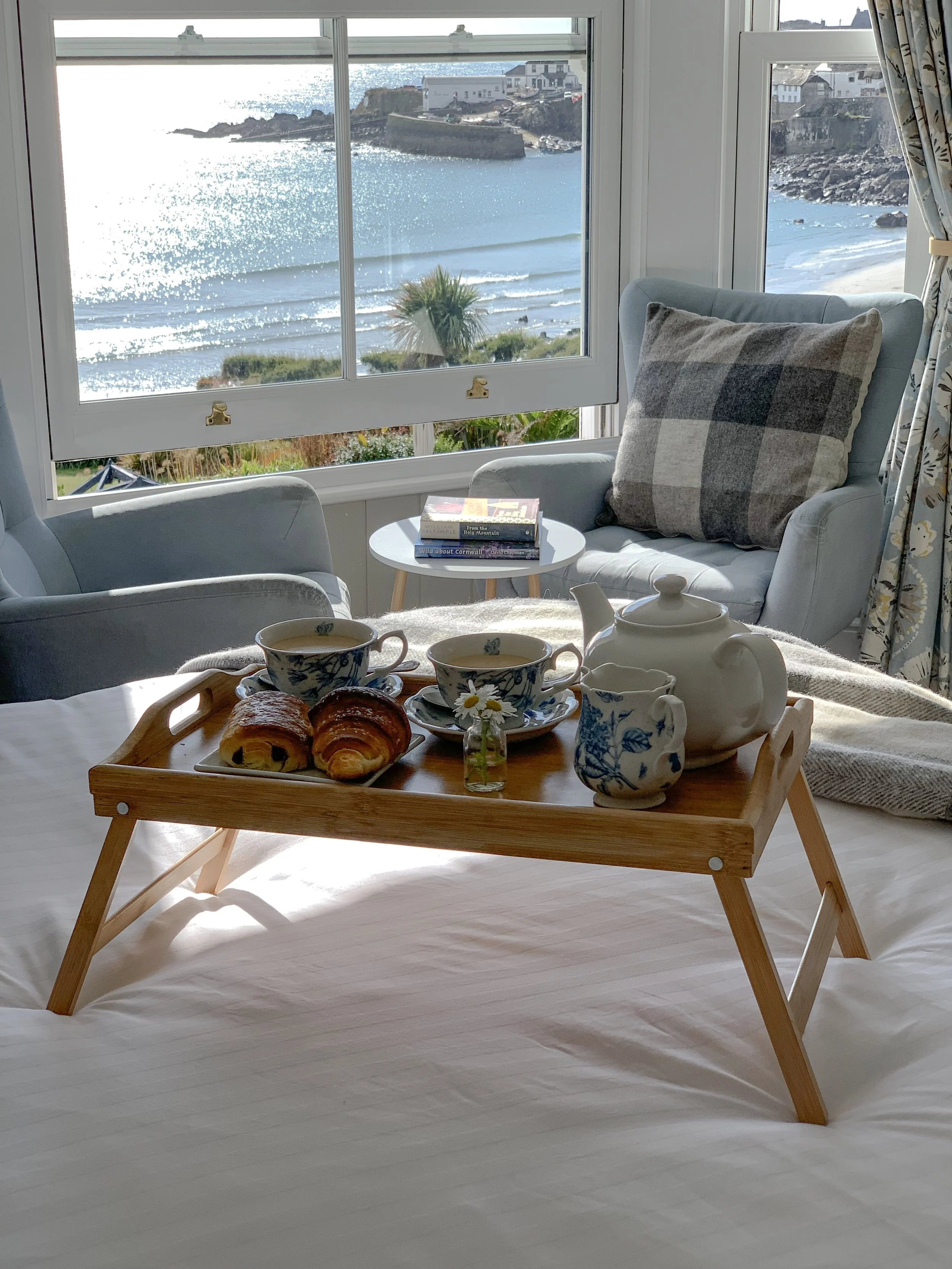 Superior Bay View Room at The Bay Hotel, Coverack, overlooking Coverack Bay