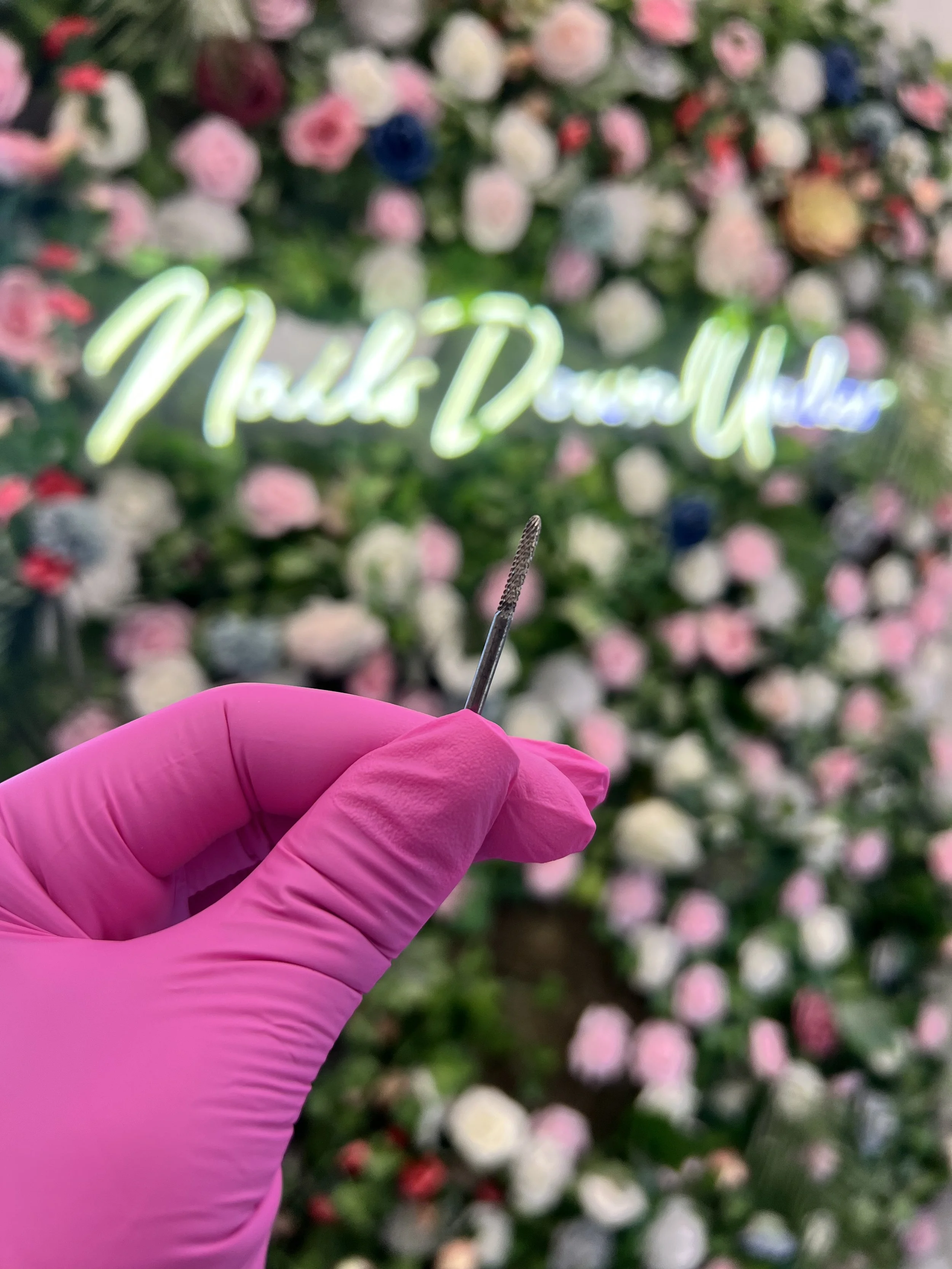 Under nail cleaner- Cleans out underneath of nail to remove unwanted debris from enhancements. I. wouldn't use on natural nails.