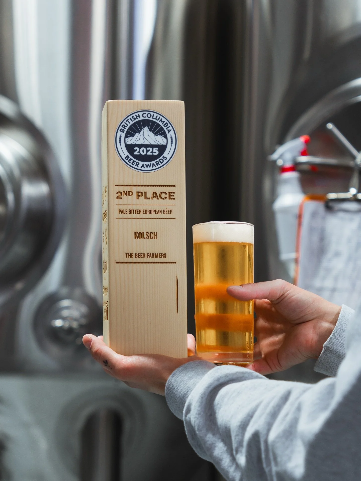 Always great to take a home an award! We managed to snag a Silver Medal at the 2025 BC Beer Awards for our Kolsch. We still have a couple of flats to go available in the tasting room, and it will definitely be making a come back next patio season.

#