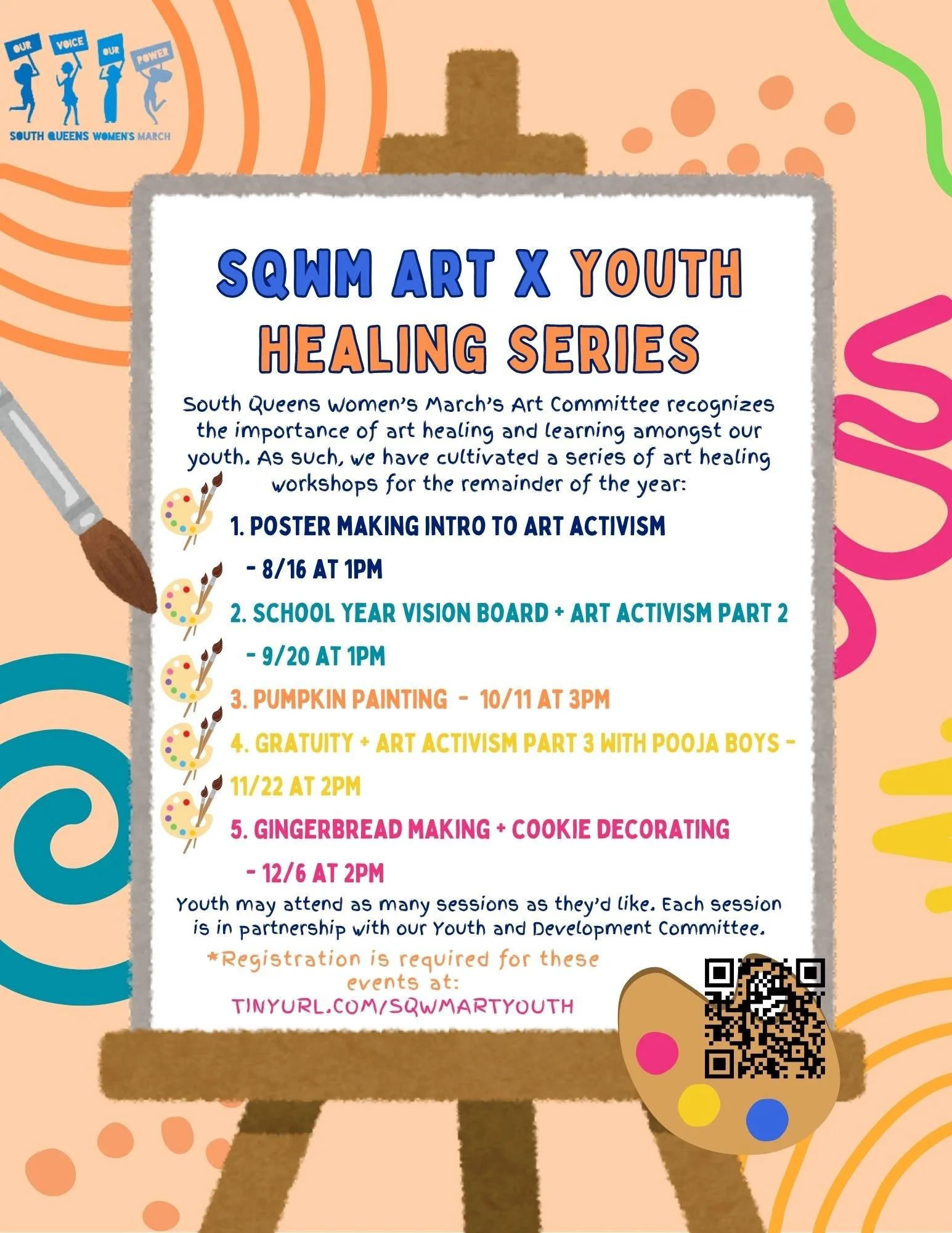 SQWM Art x Youth Healing Series: Pumpkin Painting