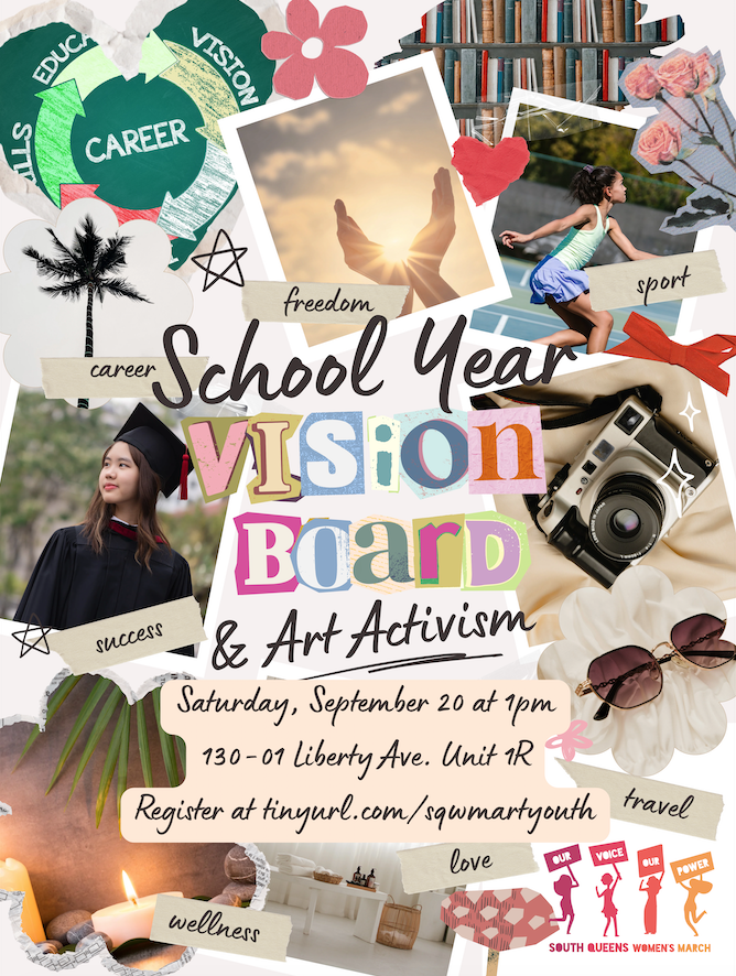 SQWM Art x Youth Healing Series: School Year Vision Board + Art Activism Part 2