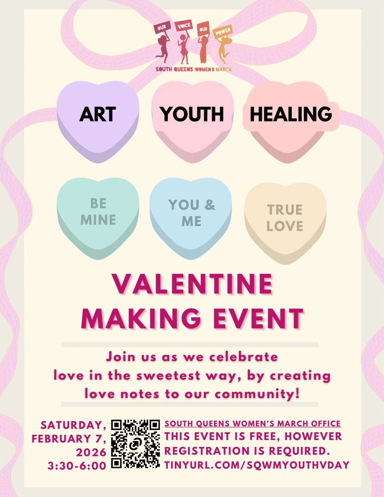 Art Youth Healing Valentine Making Event