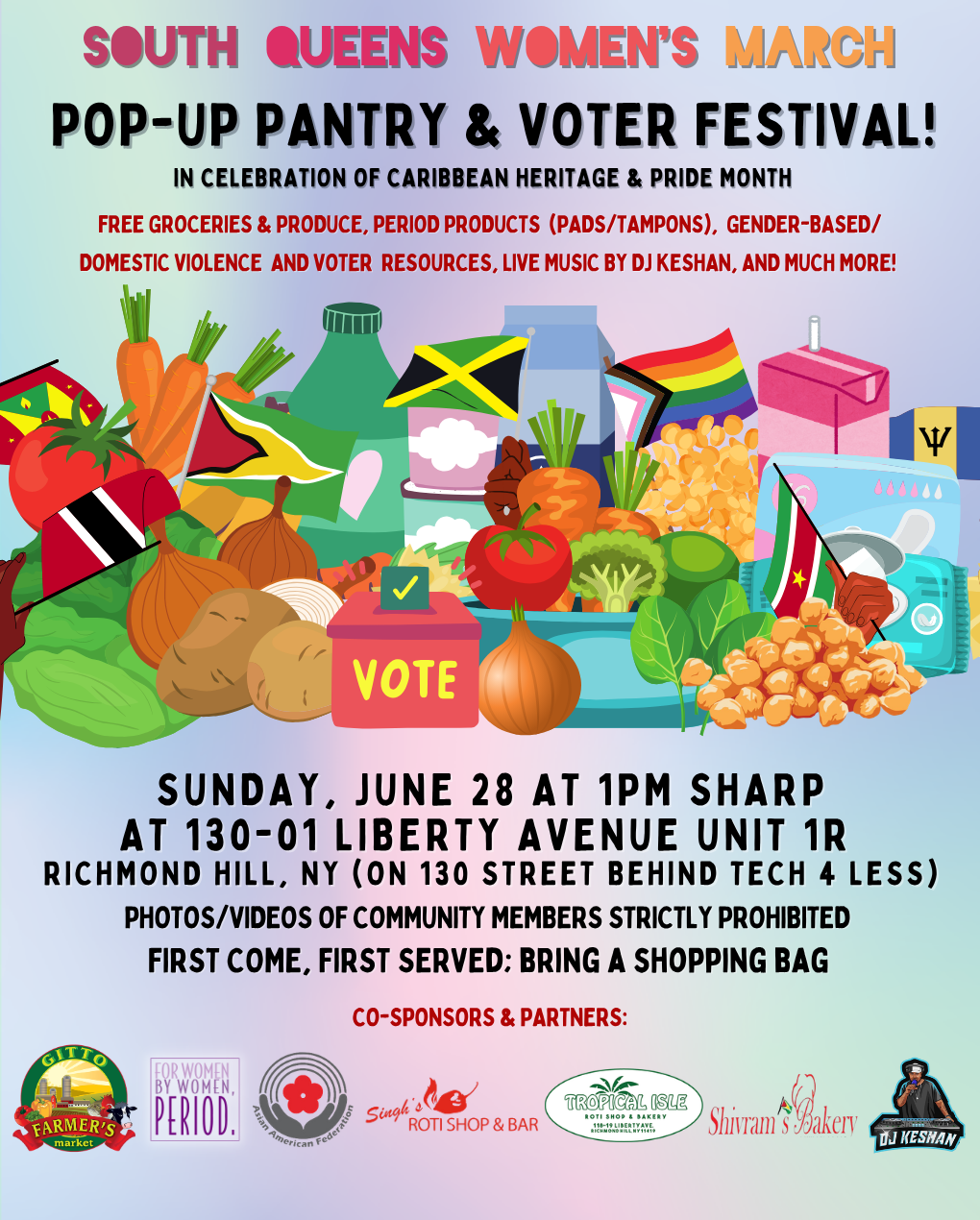 Pop-Up Pantry & Voter Festival!