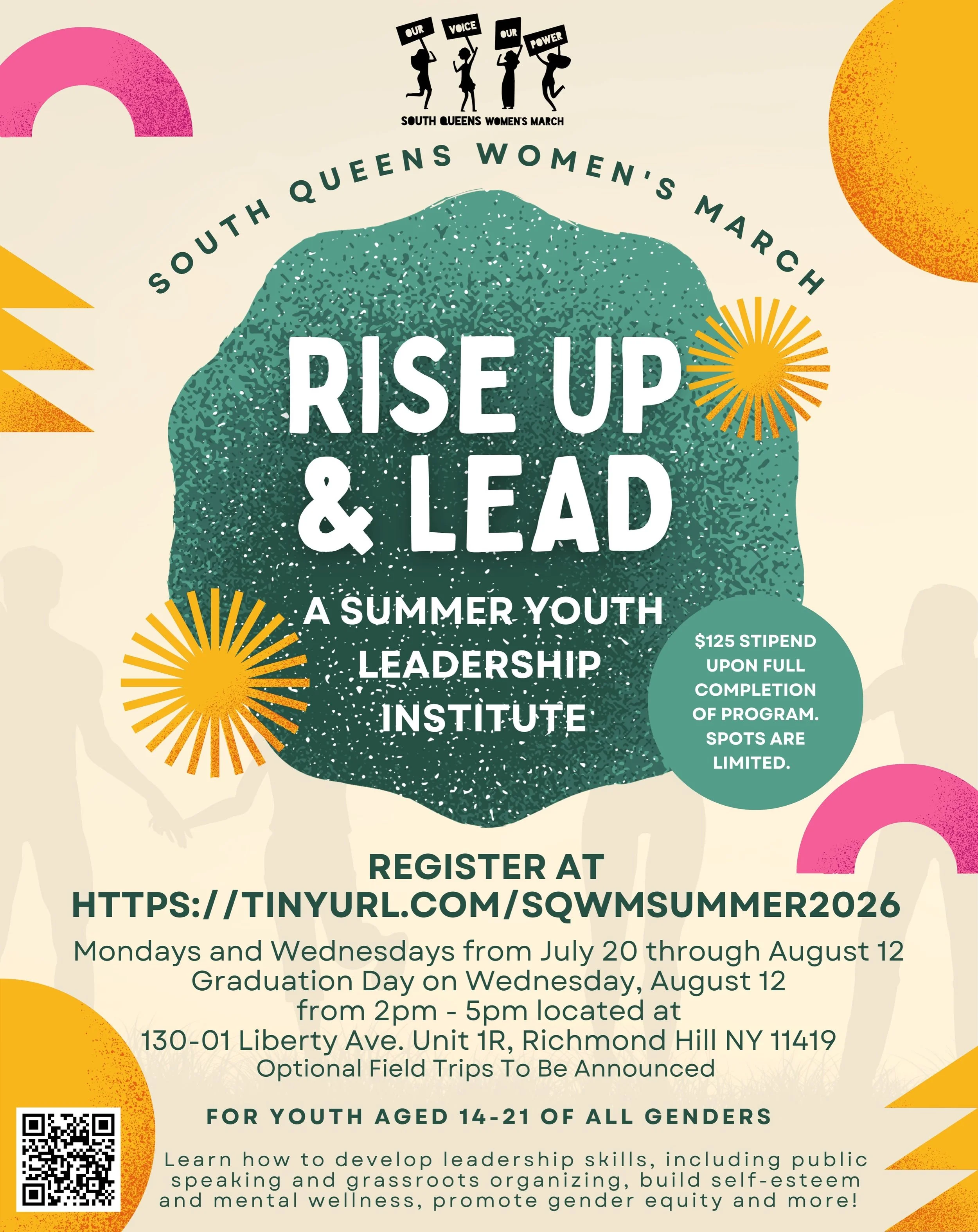 Rise Up &amp; Lead: A Summer Youth Leadership Institute