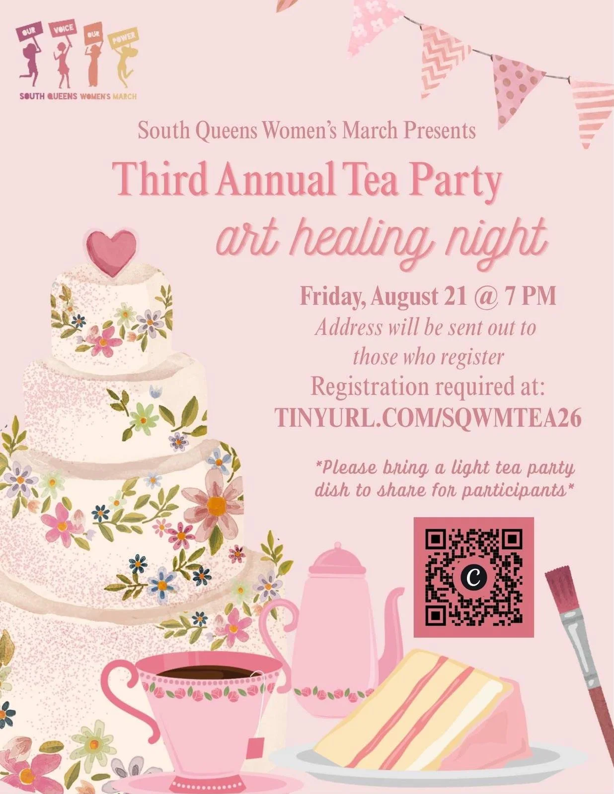 Third Annual Tea Party Art Healing Night