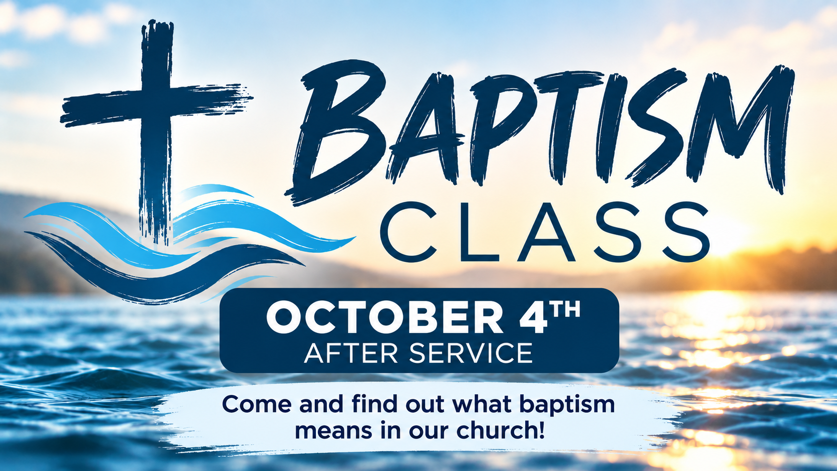 Baptism Class