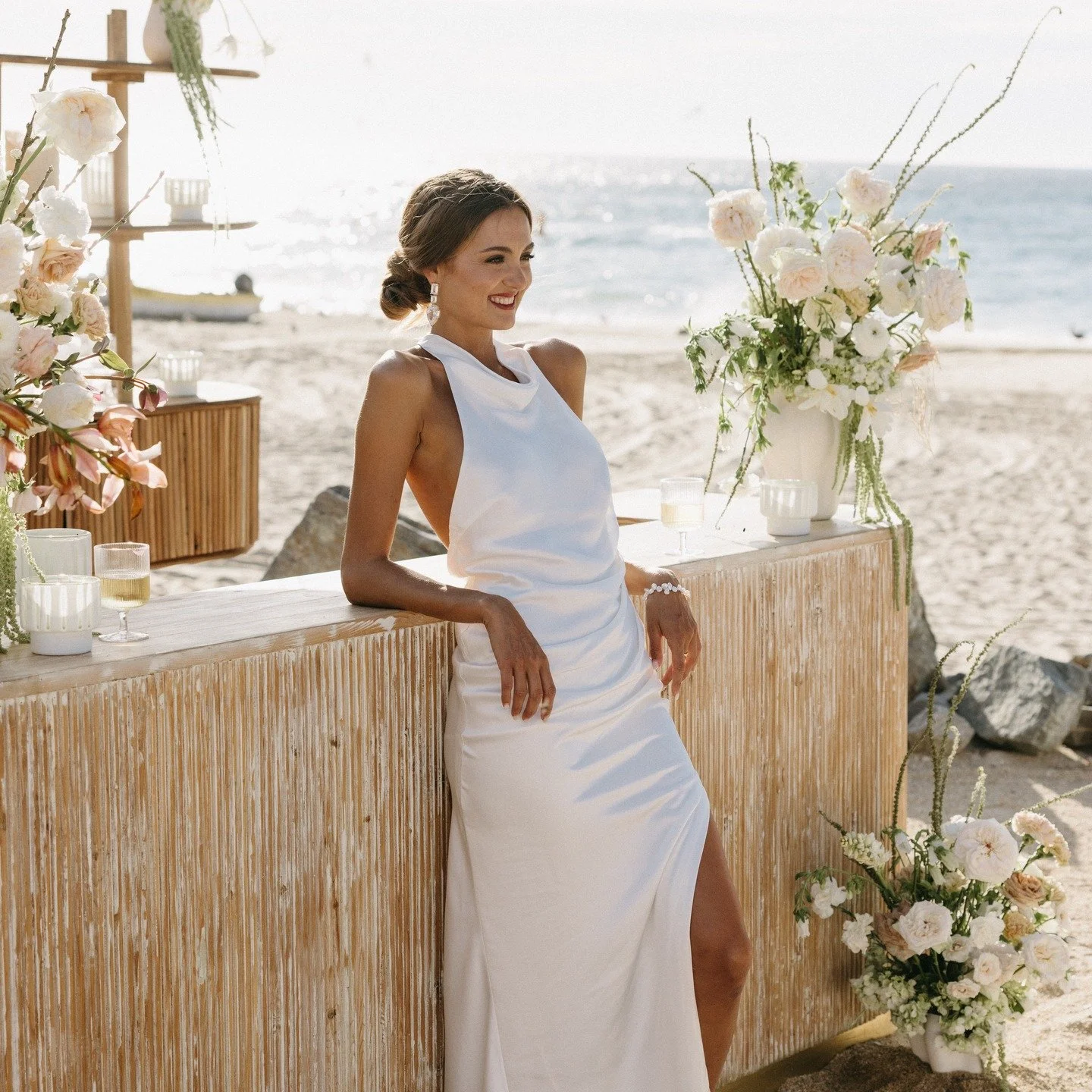 Sun, sea, sand and &quot;I Do&quot; ☀️💍

Editorial for @wed_vibes
Venue @hotelsancristobal
Planner &amp; designer @nicolelezadesign
Photographer @haleyhawnphoto
Videographer @mc_weddings
Floral Designer @floweriize
Rentals @yayarentals
Dresses @grac