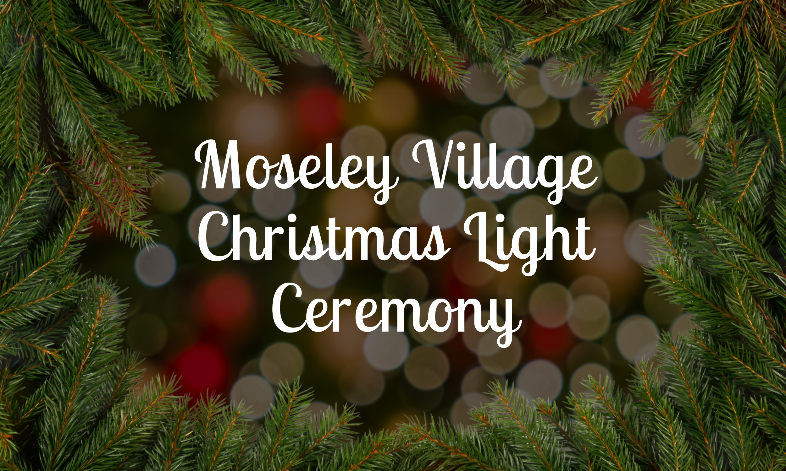 Moseley Christmas Lights Switch On