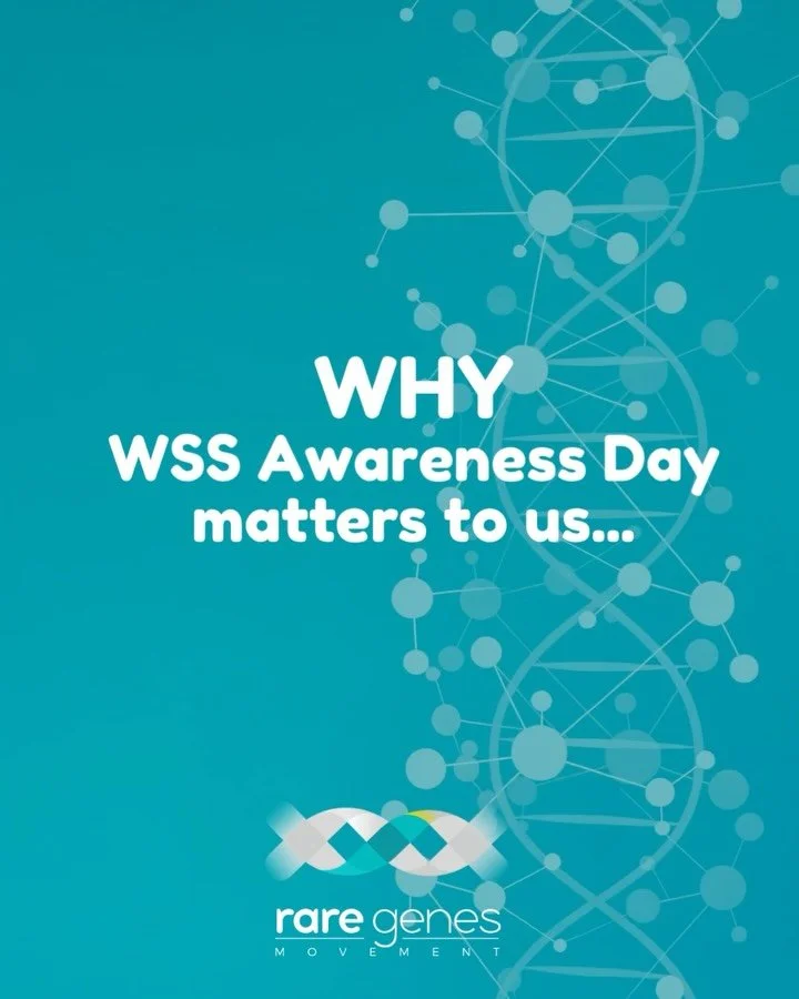 💛 International WSS Awareness Day is personal to us at Rare Genes Movement.

Our journey began when our co-founder&rsquo;s son was finally diagnosed with Wiedemann&ndash;Steiner Syndrome after years of searching for answers. That diagnosis brought c