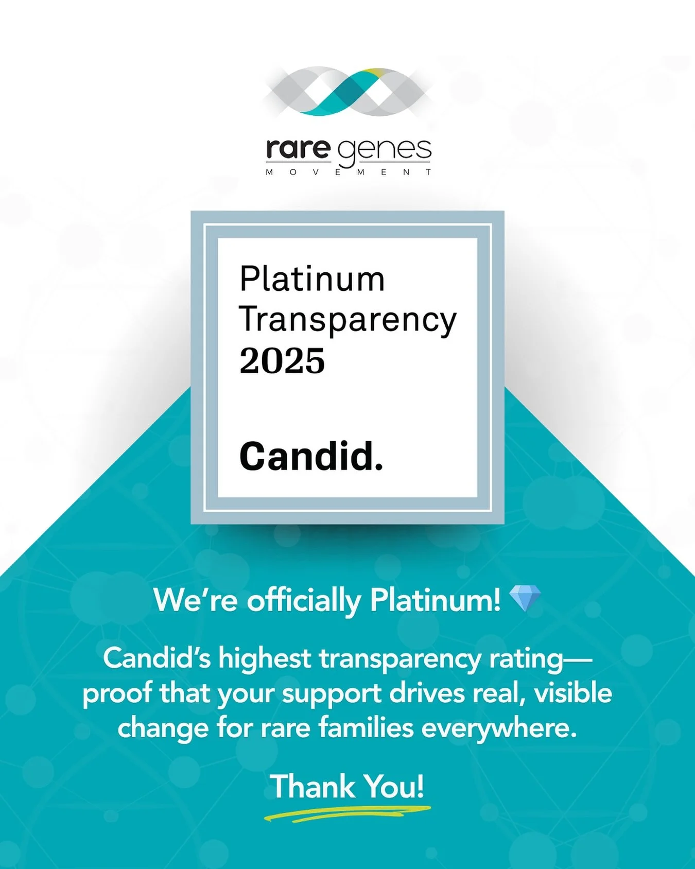 We&rsquo;re officially Platinum! 💎
Candid&rsquo;s highest transparency rating means one thing: accountability you can see. Every story we tell, every micro-grant we give, every connection we build&mdash;it&rsquo;s all documented, open, and driving c