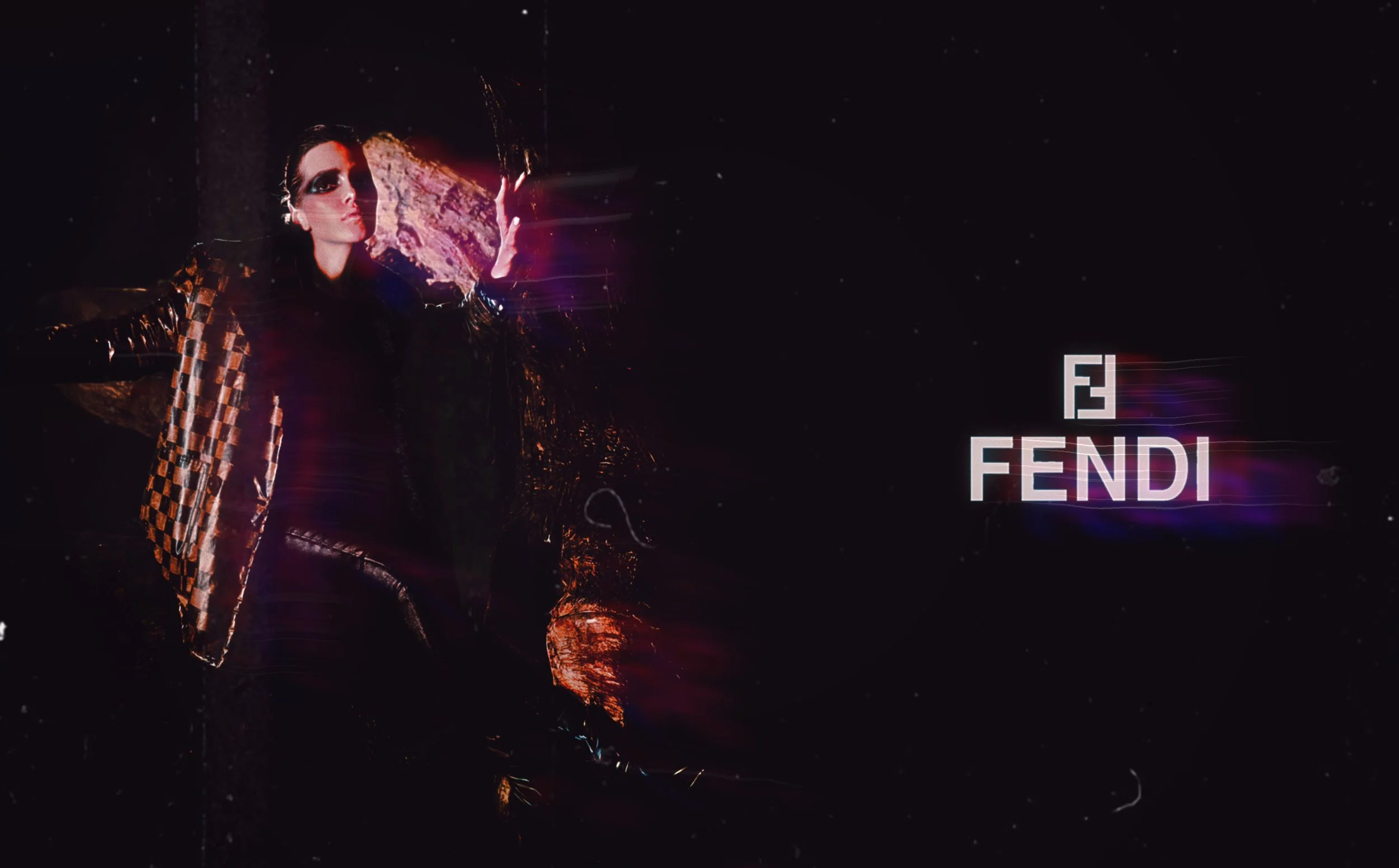 tom van den Broek Fashion Photography - shooting brand Fendi with model Alena Tsar