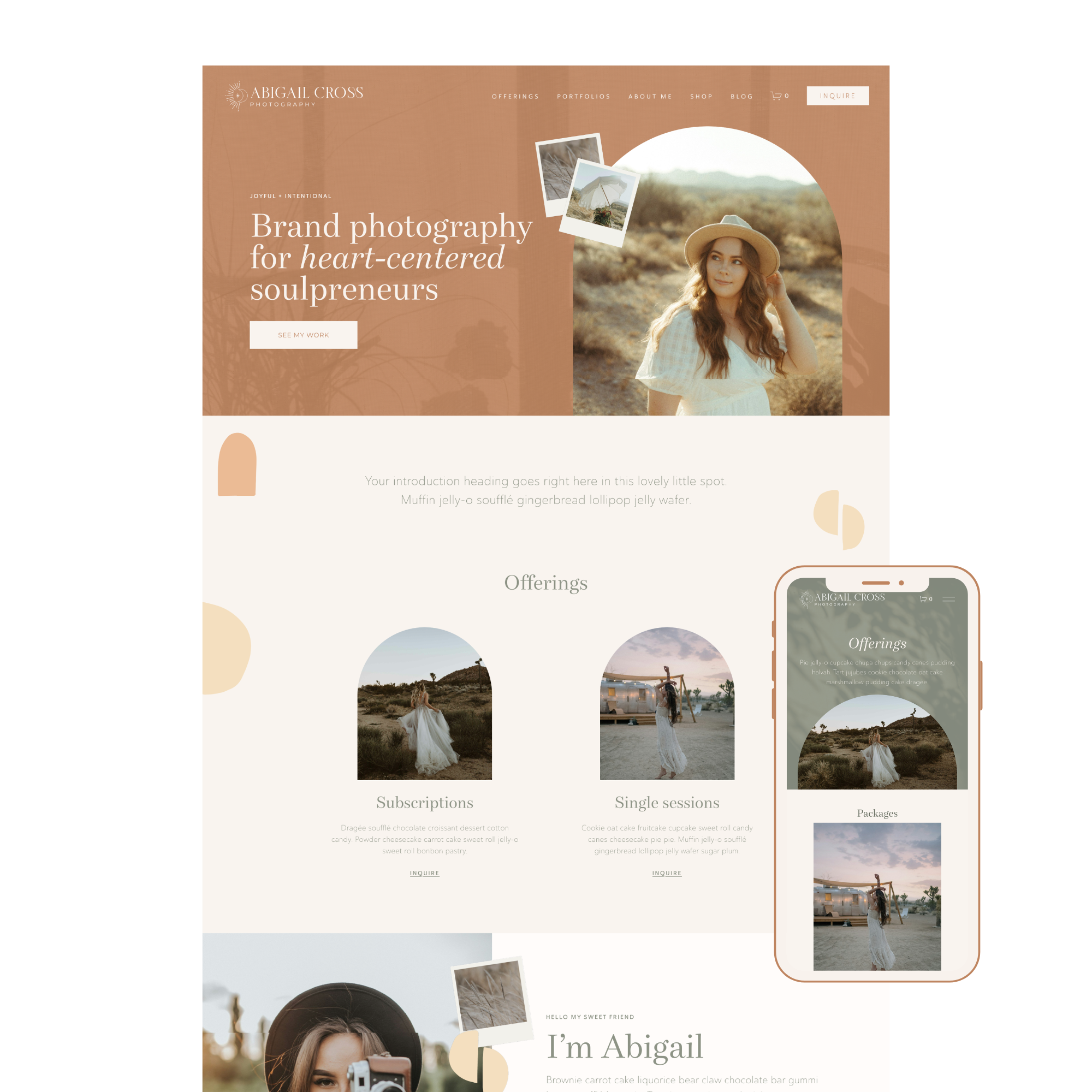 Website Templates Lindsay Echo Design