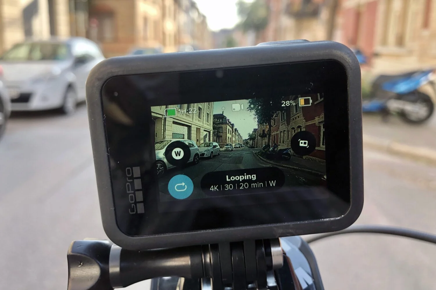 GoPro als Fahrrad-Dashcam