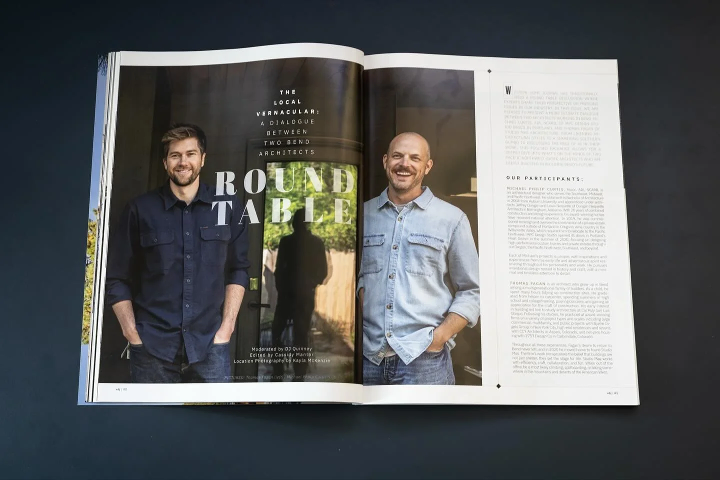 We&rsquo;re honored to be featured in the Bend Fall/Winter 2025 Architect Round Table with @westernhomejournal &mdash; check it out!
