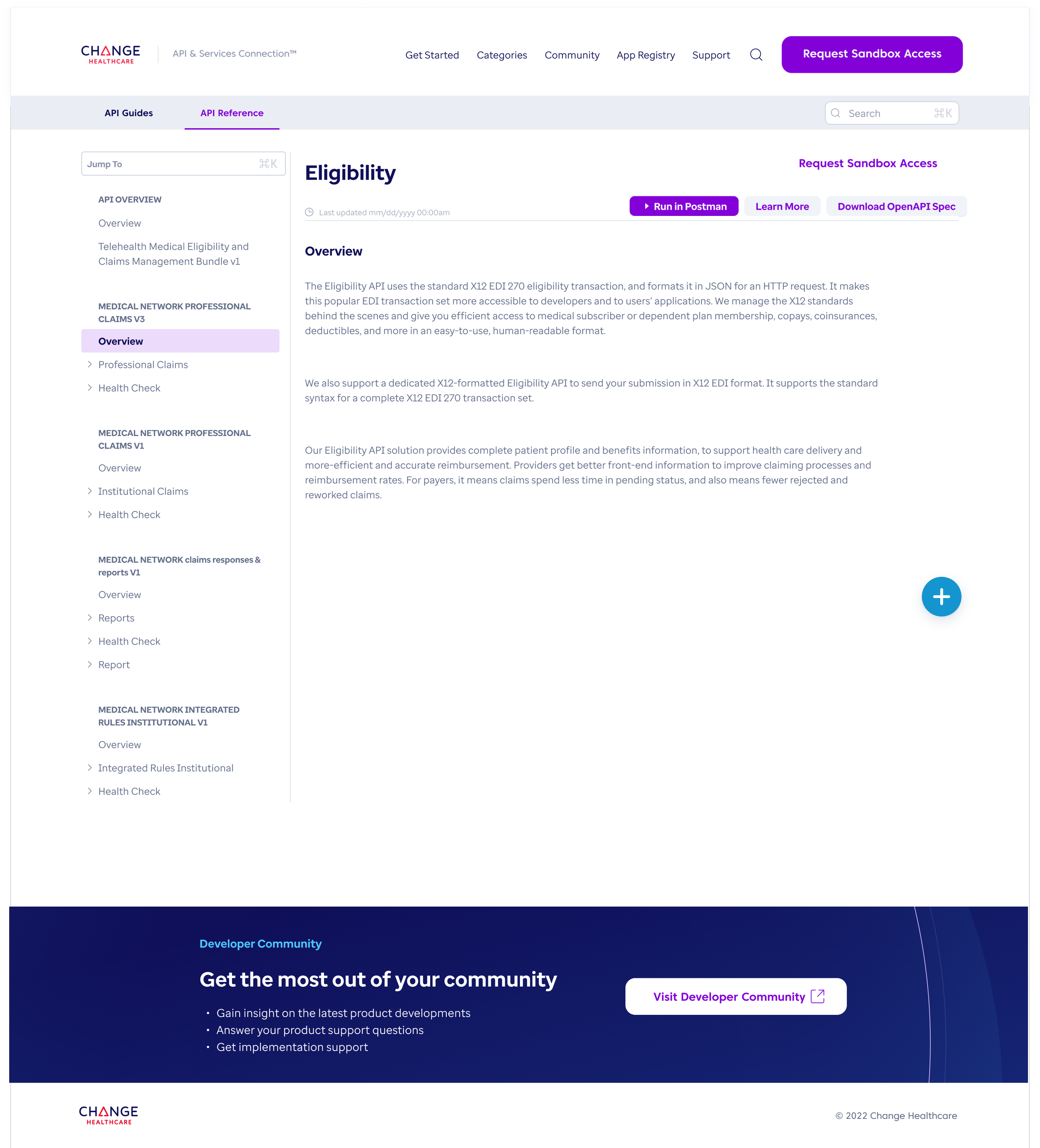 Developer Documentation Portal refresh with contextual links to related content and/or products.