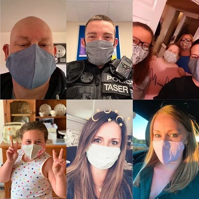 🎭💕 THANK YOU 🎭💕 I&rsquo;m now working on my last big batch of made to order face coverings so if you&rsquo;ve recently ordered they&rsquo;ll be arriving v soon ☺️ I&rsquo;ve sent out over 1000 masks over the last few weeks &amp; they&rsquo;ve tra