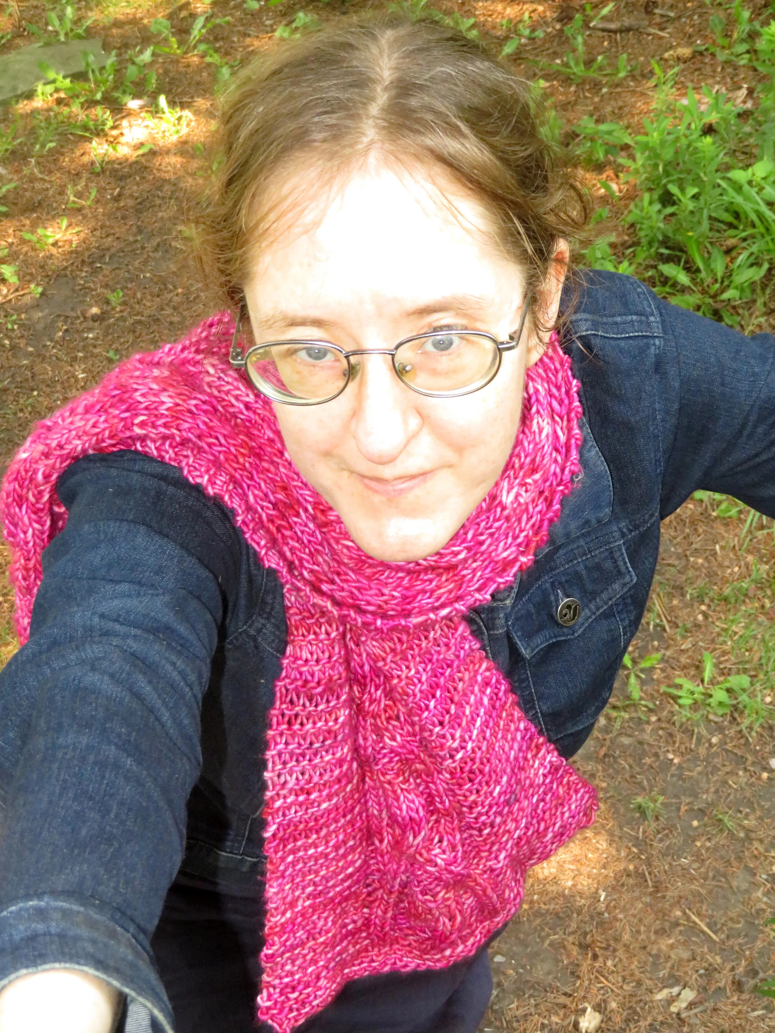 September quickie: Statement Cable Scarf — Malabrigo Blog