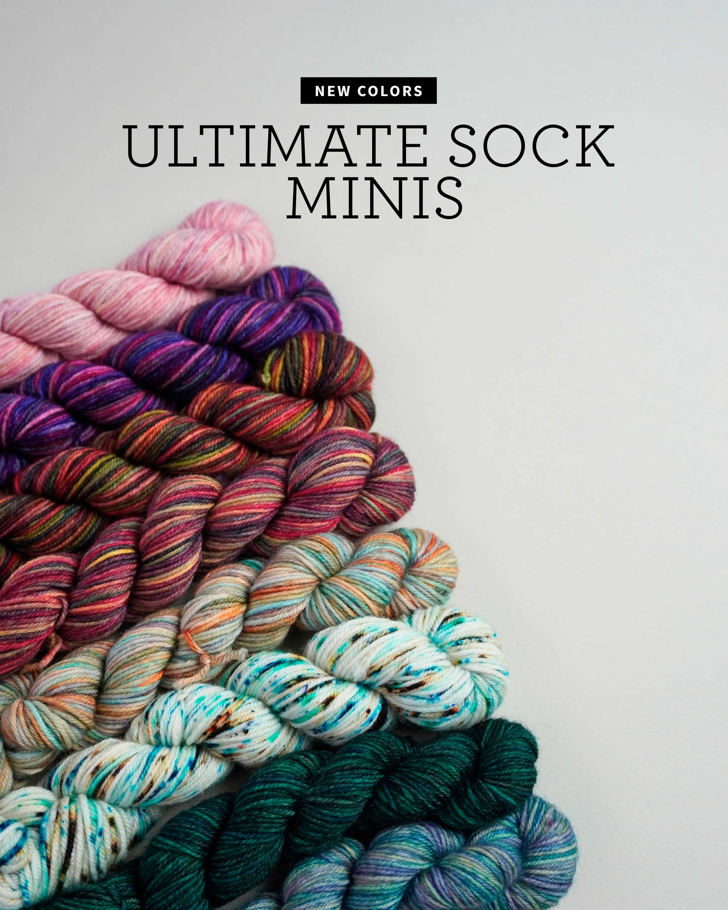 Eight New Colors for Ultimate Sock Minis