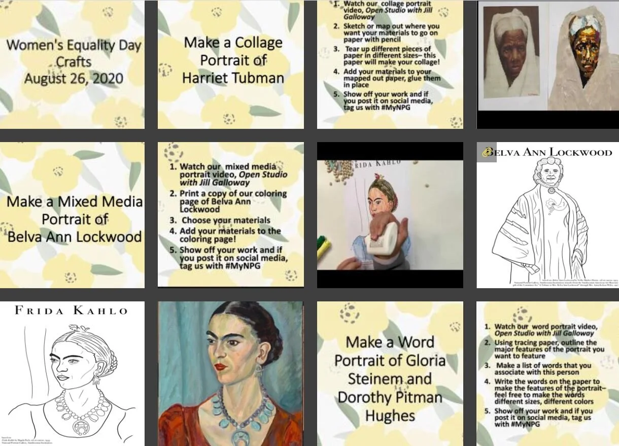 Smithsonian:  Women’s Equality Day Crafts and Activities