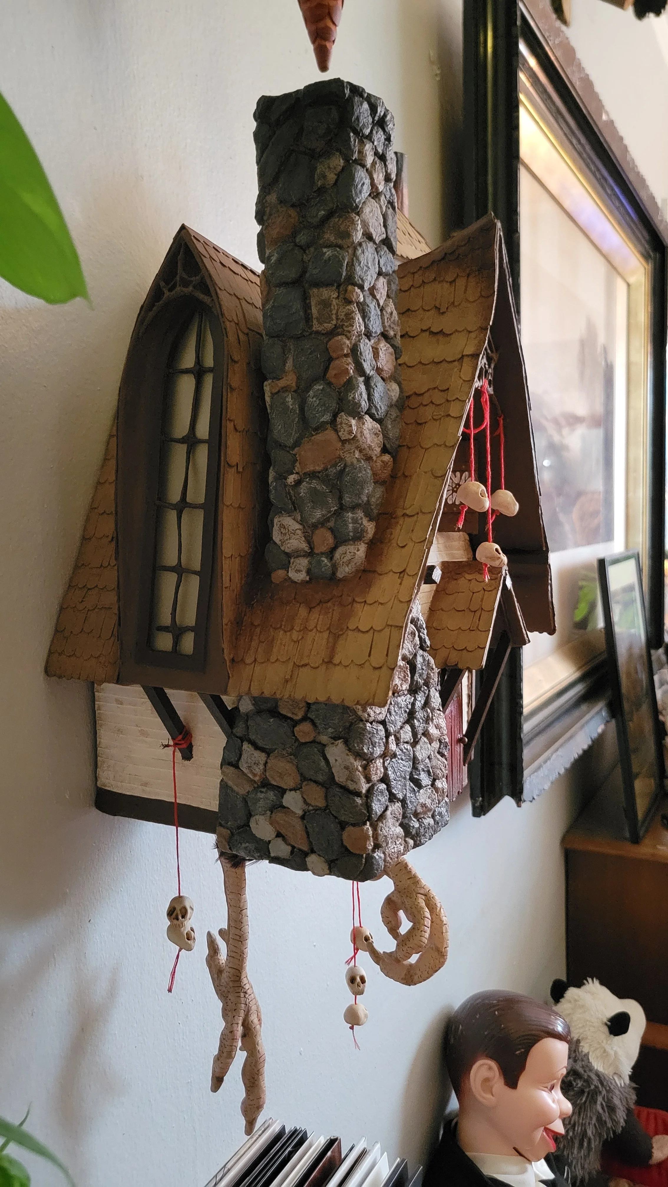 Baba Yaga's Hut - Papier-mache, natural materials, polymer clay - July 2026