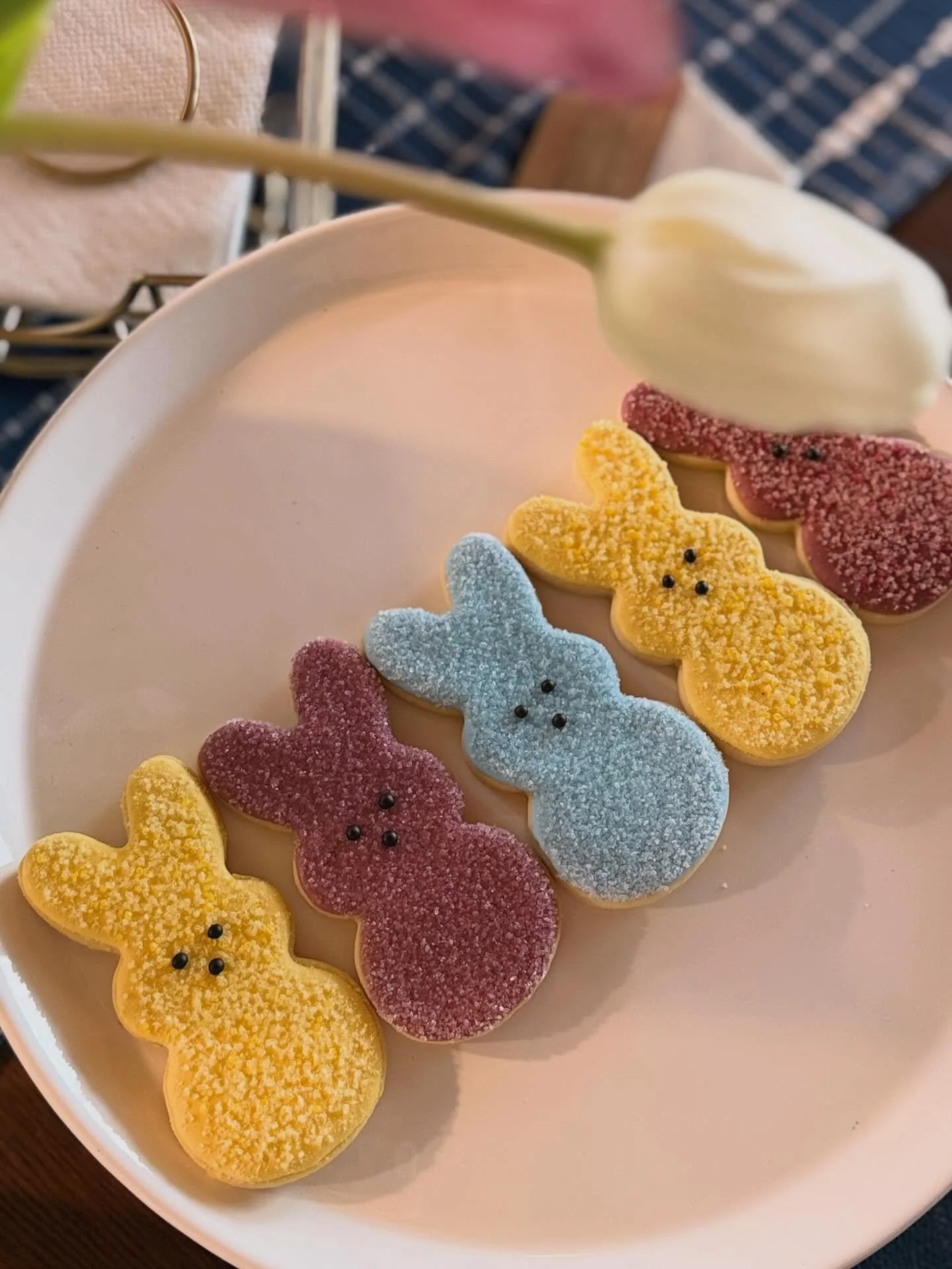 Easter Bunnies &mdash;and likely a few chickens&mdash; will be making an appearance at @waxhawfarmersmarket on 4/4 🌷🐣🐰🌷

M O R E  H O L I D A Y  S W E E T S
🥥 Toasted Coconut Italian Layer Cake &mdash;> whole cakes!
🍓 Strawberry Shortbread B