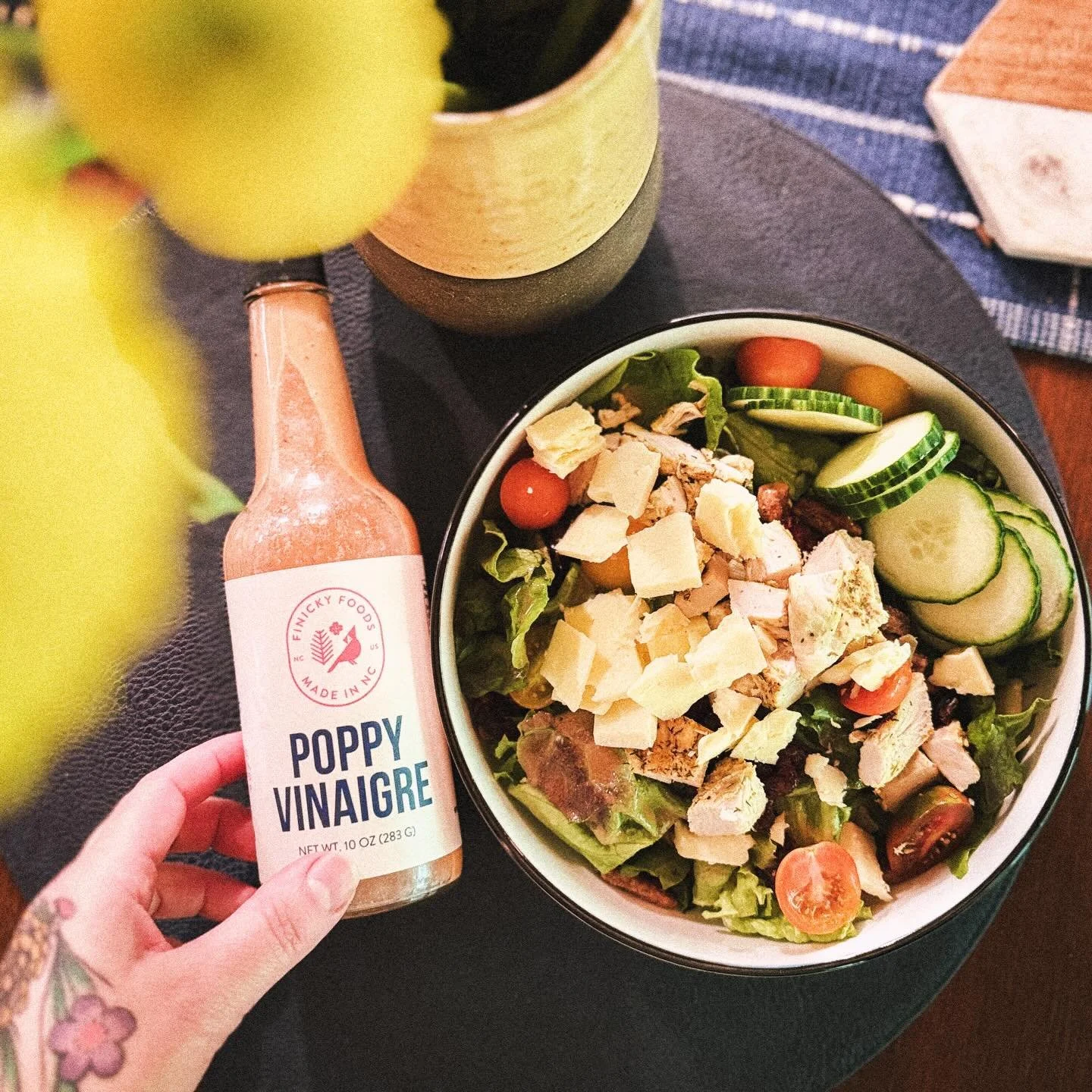 Forever searching for the perfectly balanced salad recipe&hellip; one that&rsquo;s crunchy, sweet, savory, with hot and cold aspects, a little spice, tang and a maybe something chewy. In comes our Strawberry Poppyseed Dressing to tie it all together 