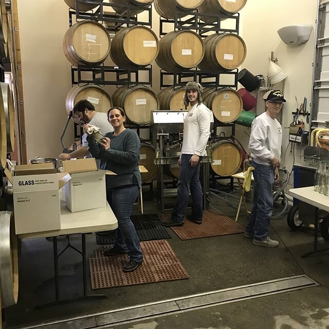 Just bottled the Sweet and Dry Reislings this week, coming out on our Spring Release in May!