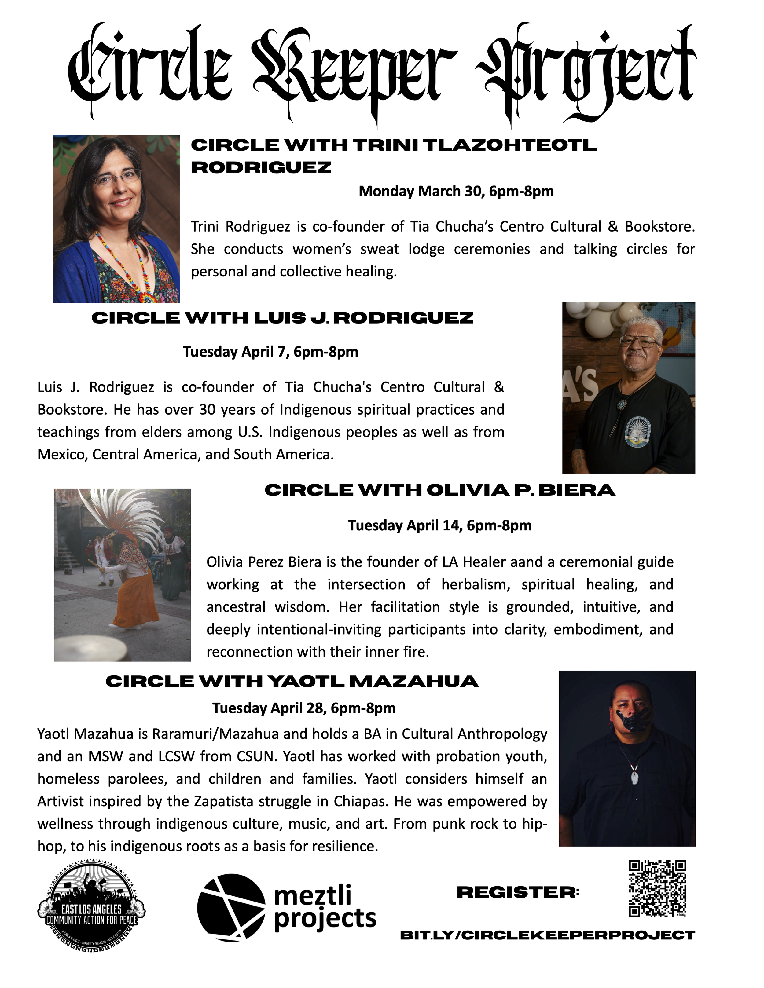 Circle Keeper Project w Trini Tlazohteotl Rodriguez