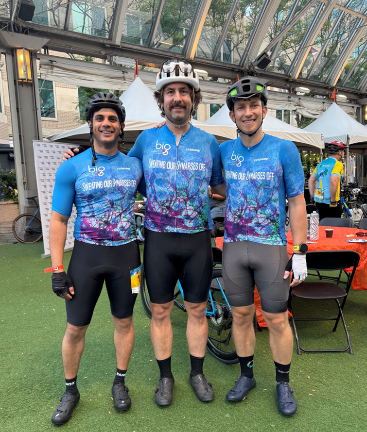 The lab was ‘sweating their synapses off’ in support of Bike MS 2025