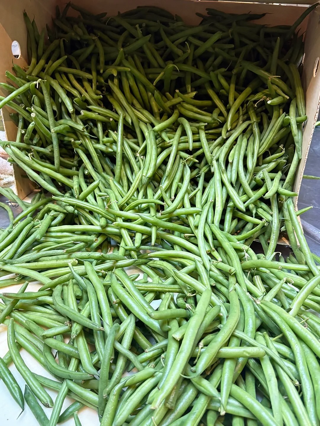 From the farmer&rsquo;s market to table.
Green beans, done right.