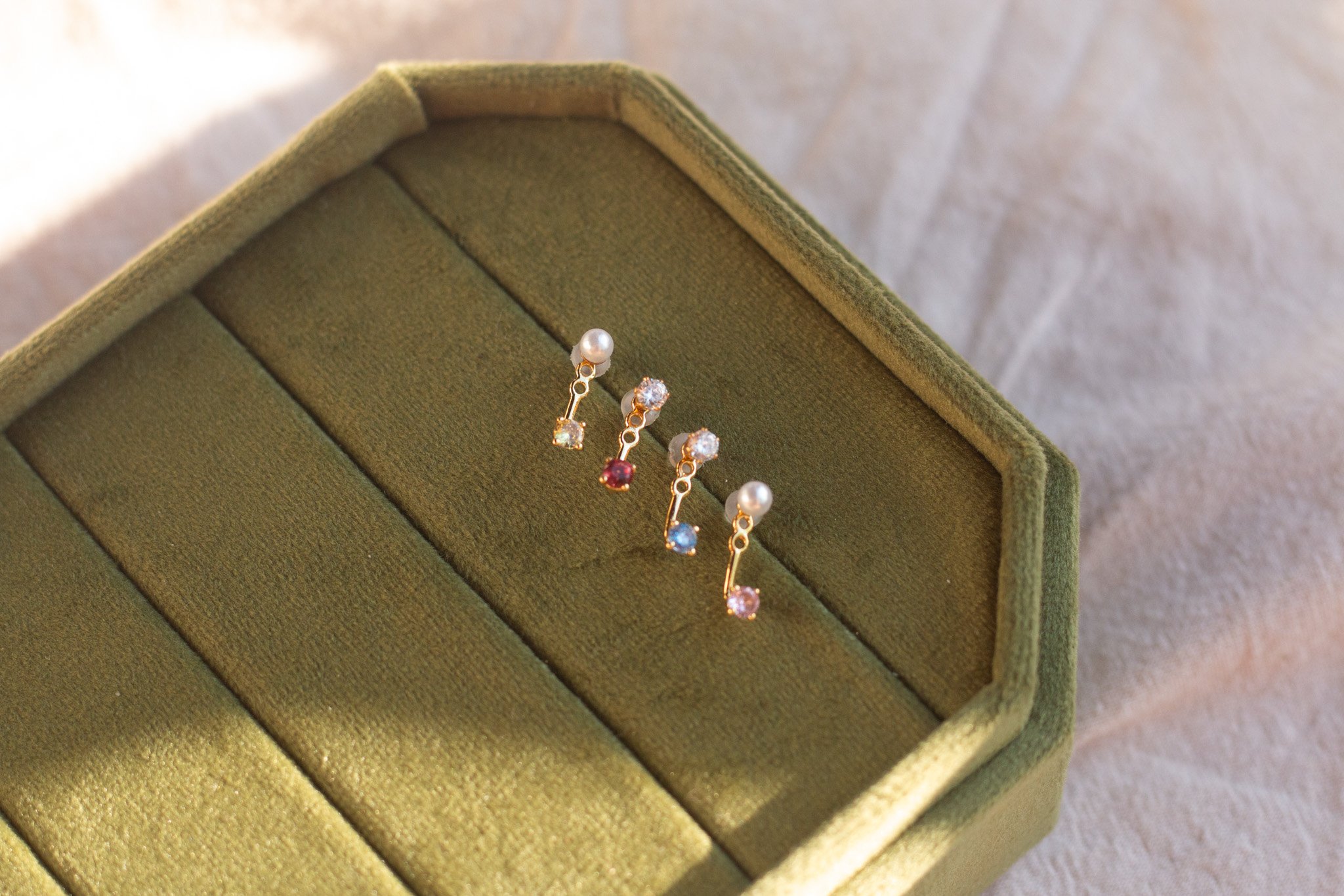 Birthstone Ear Jackets