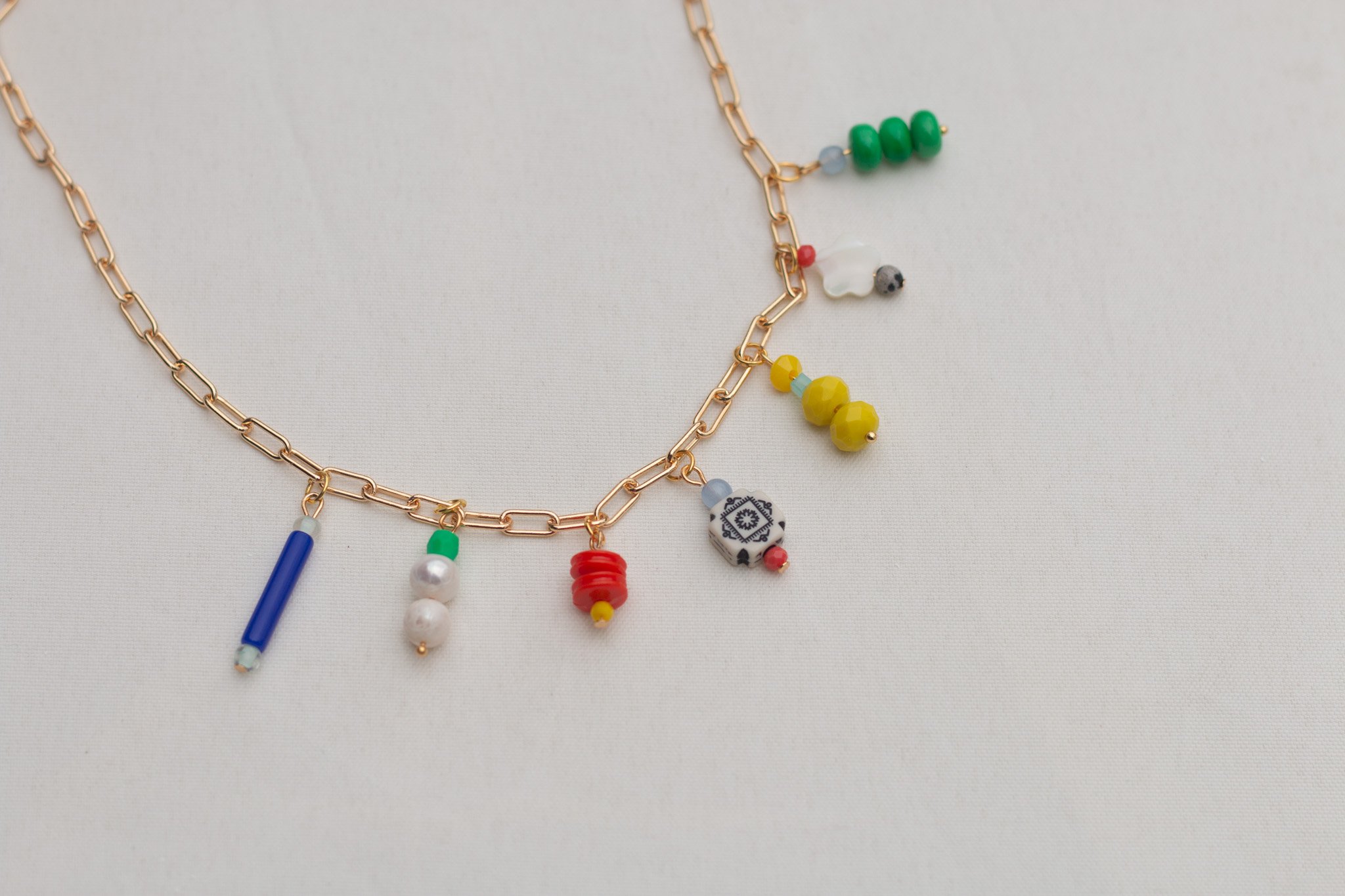 Vibrant Charm Necklace