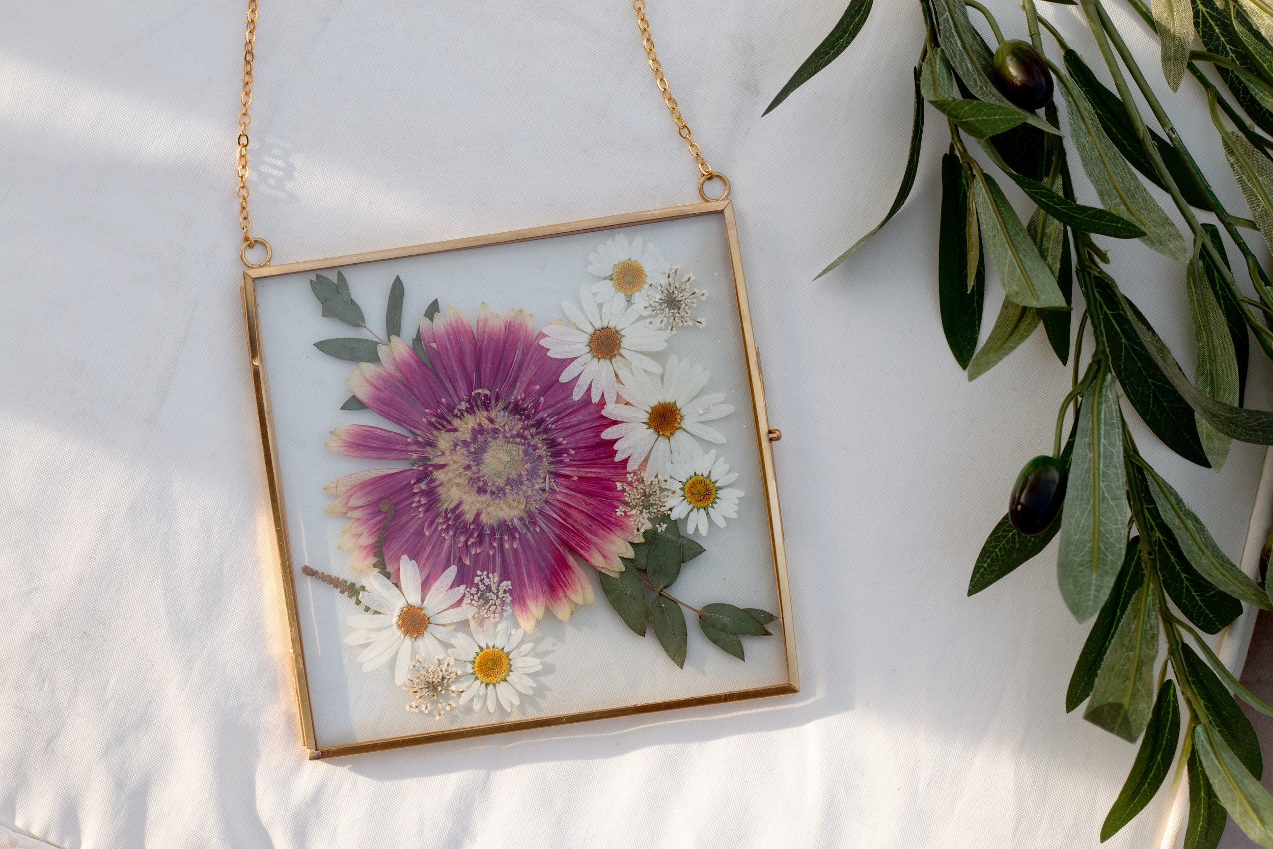 Purple Floral Frame