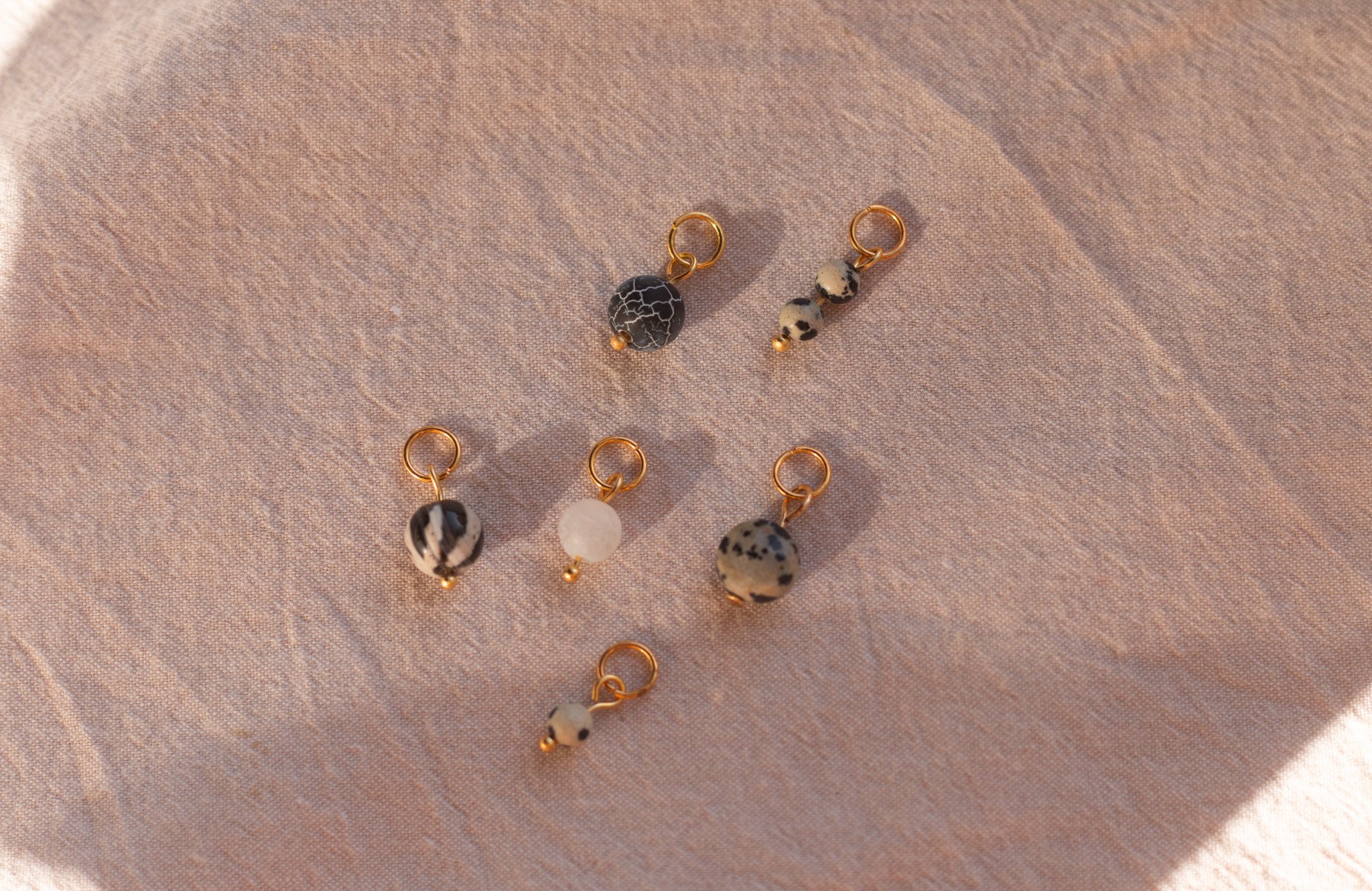 Black & White Bead Charms