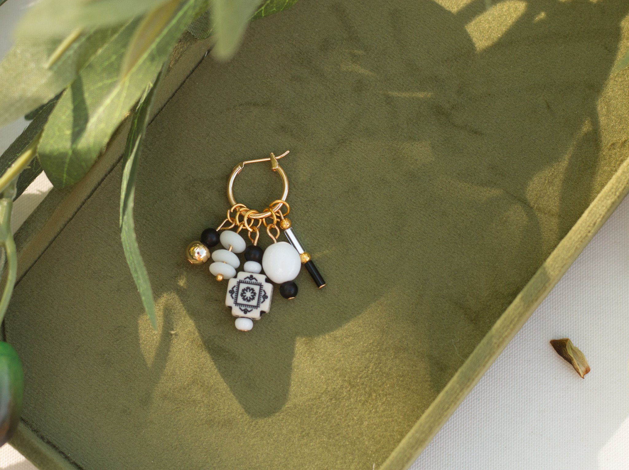 Boho Chic Charmed Hoop