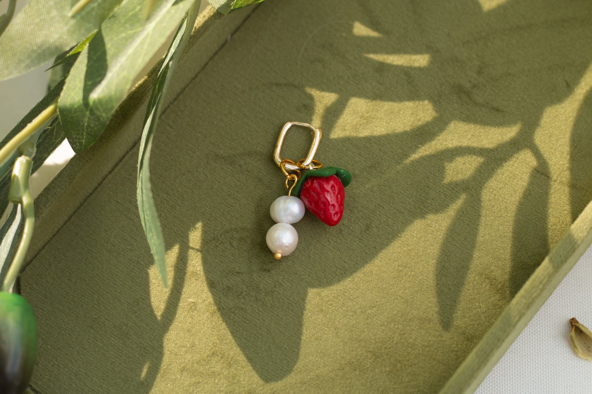 Strawberry Picking Charmed Hoop