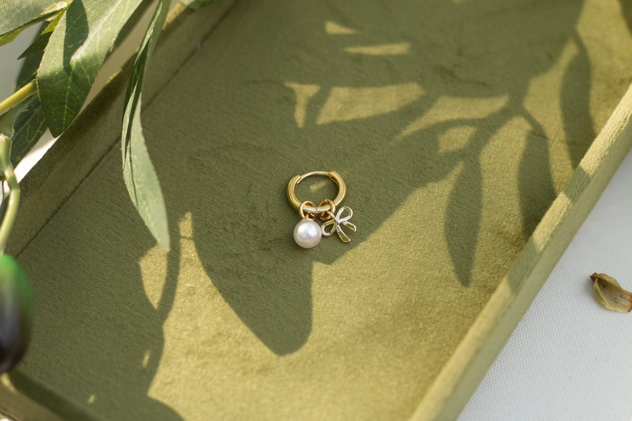 Classy Gal Charmed Hoop