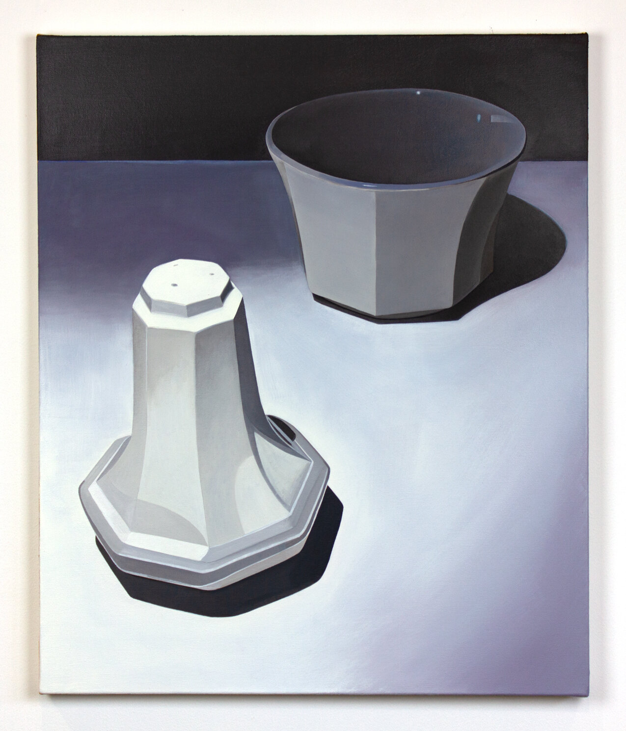  Sugar bowl &amp; Salt cellar (2020)  Oil on canvas  60 x 50cm  Available 