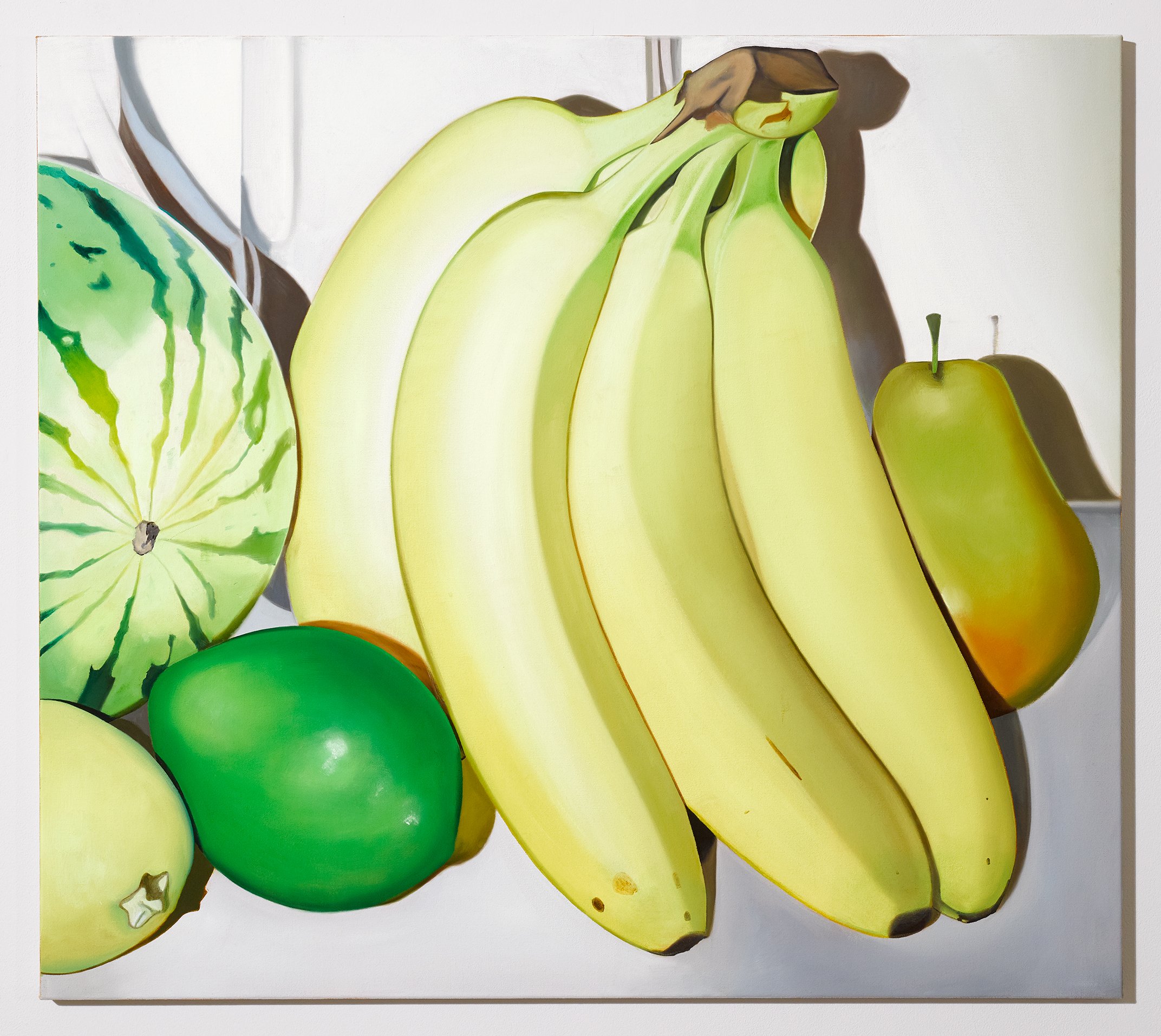  Proximate bananas II (2021)  Oil on linen  80 x 90cm  Available 