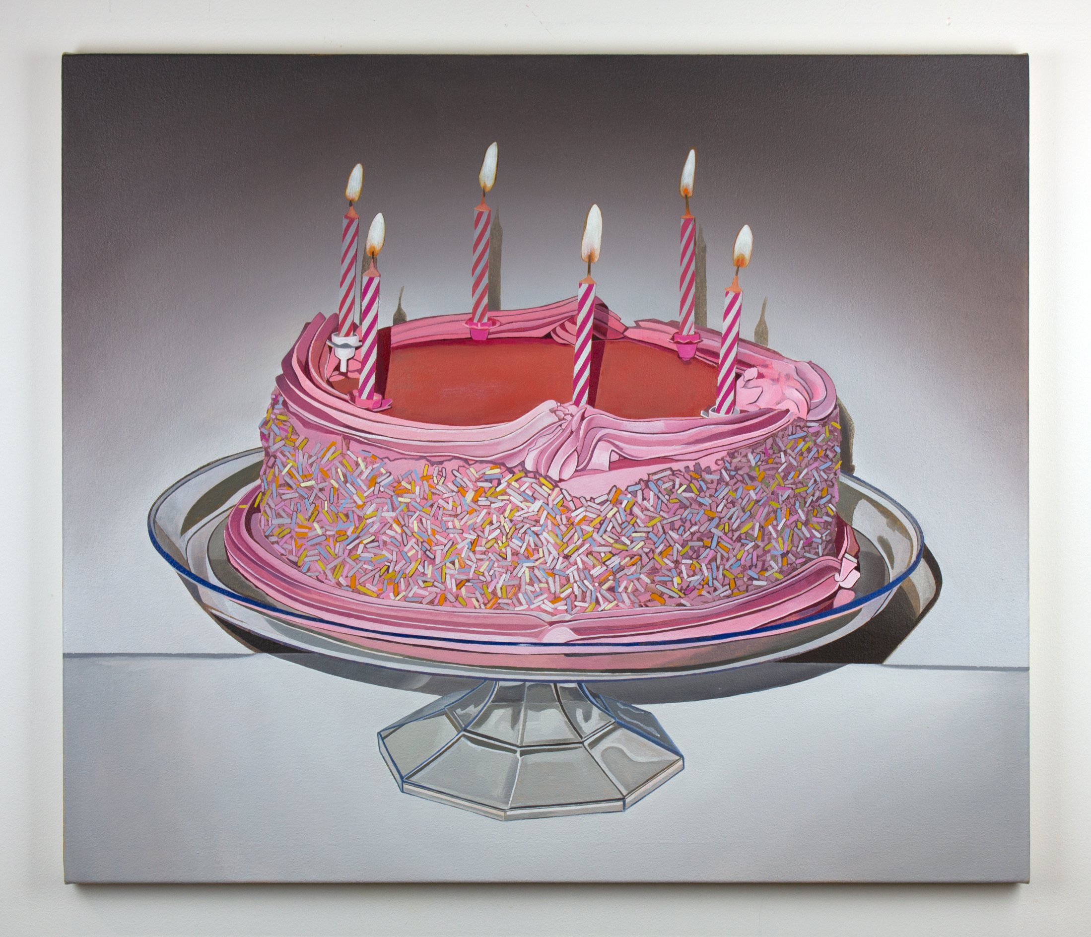  Birthday reminescence (2021)  Oil on canvas  60 x 70cm  Private Collection 