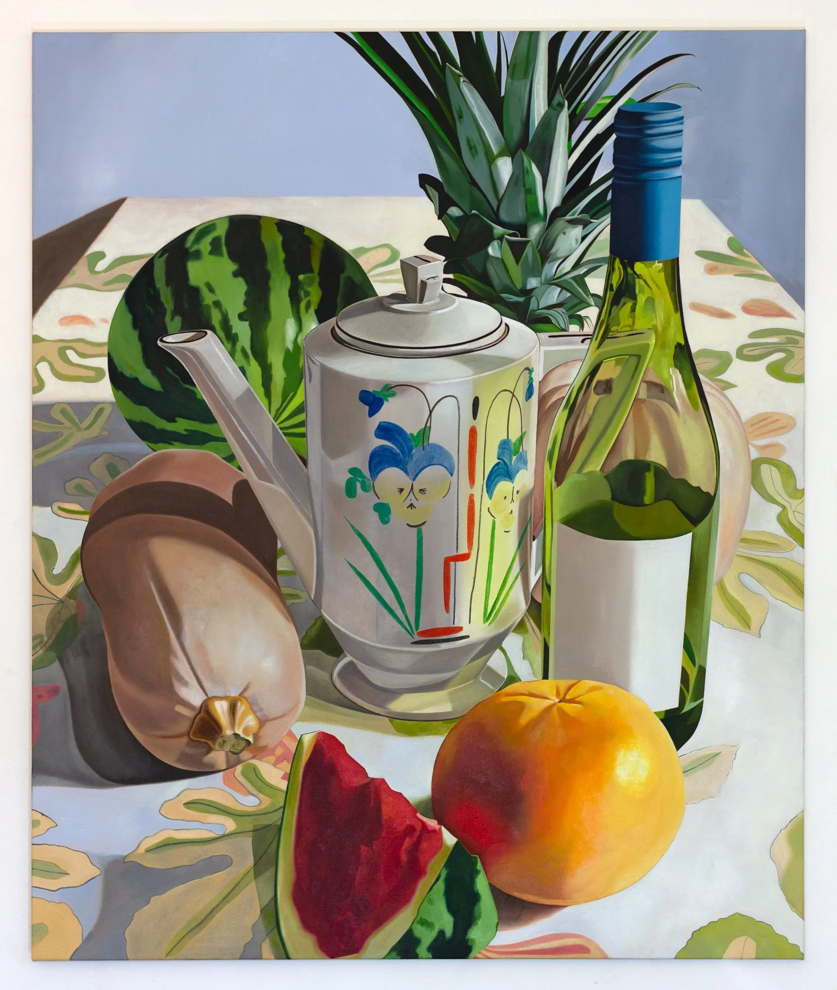  Exotic in spring time  Oil on canvas  120 × 100 cm   